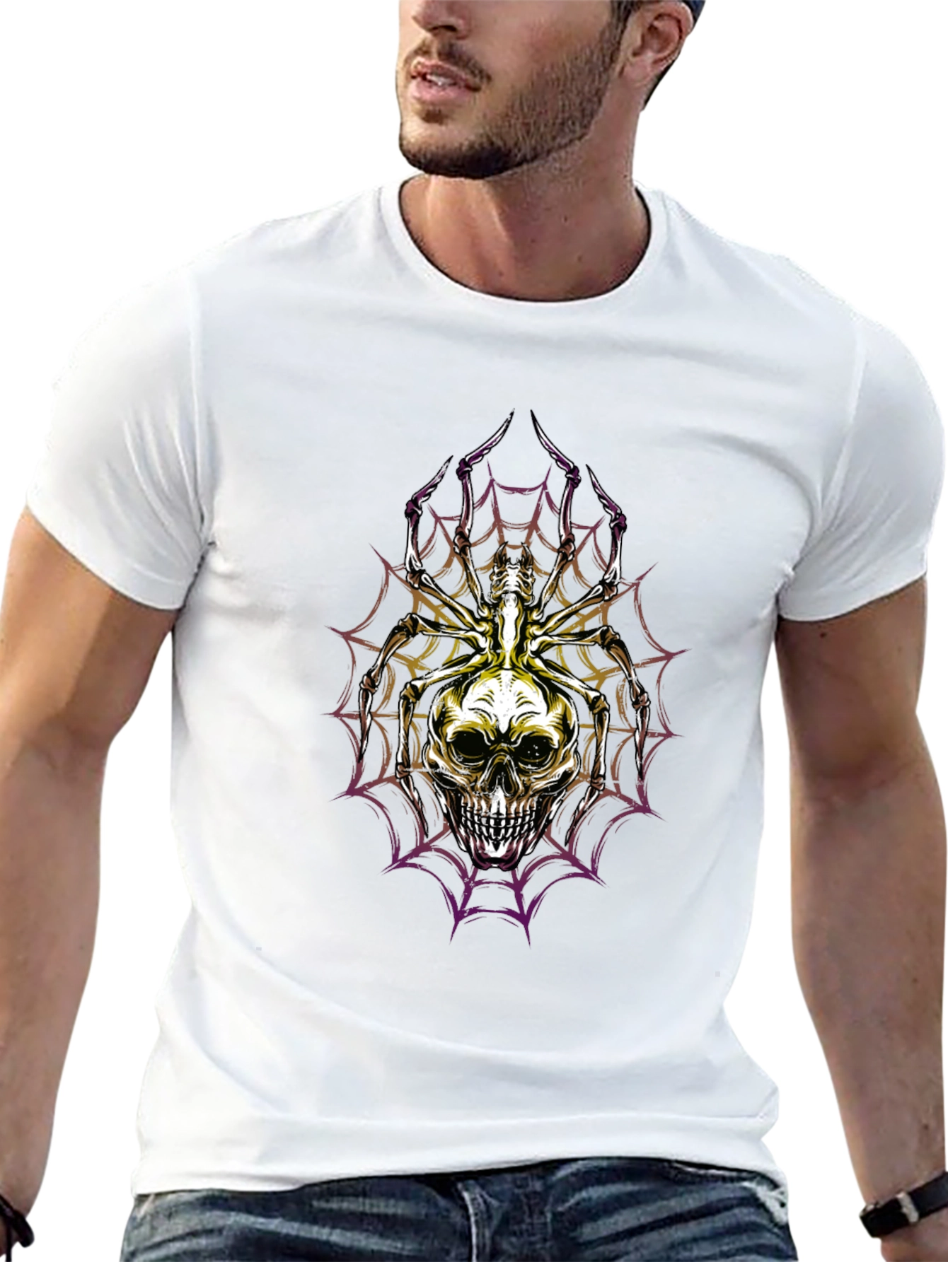 Skull Spider Graphic Tee
