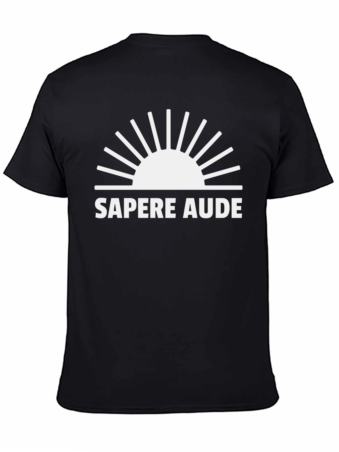 Sapere Aude Graphic Tee - Black Cotton