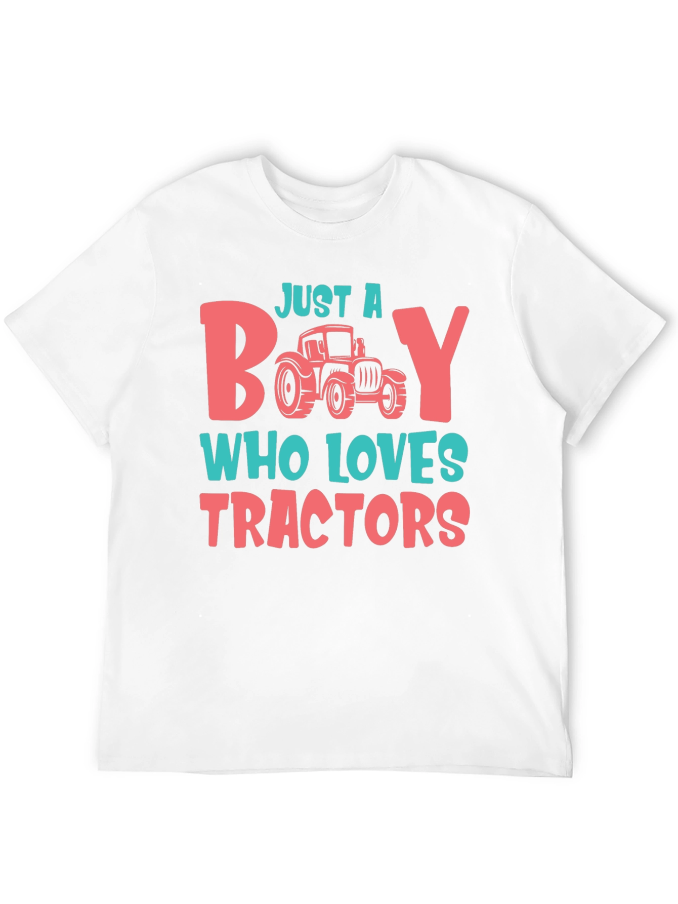 Just a Boy Who Loves Tractors T-Shirt