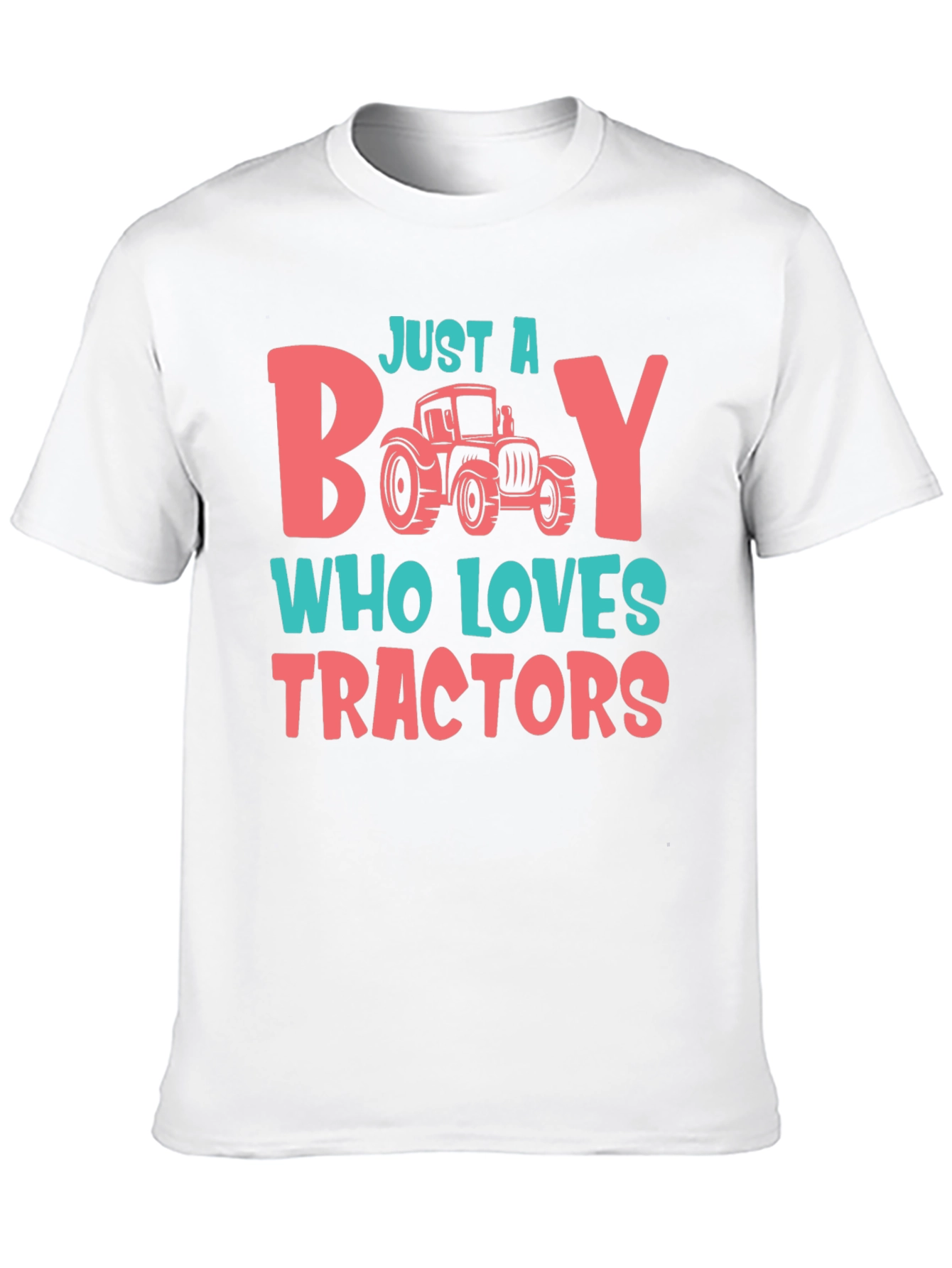 Just a Boy Who Loves Tractors T-Shirt