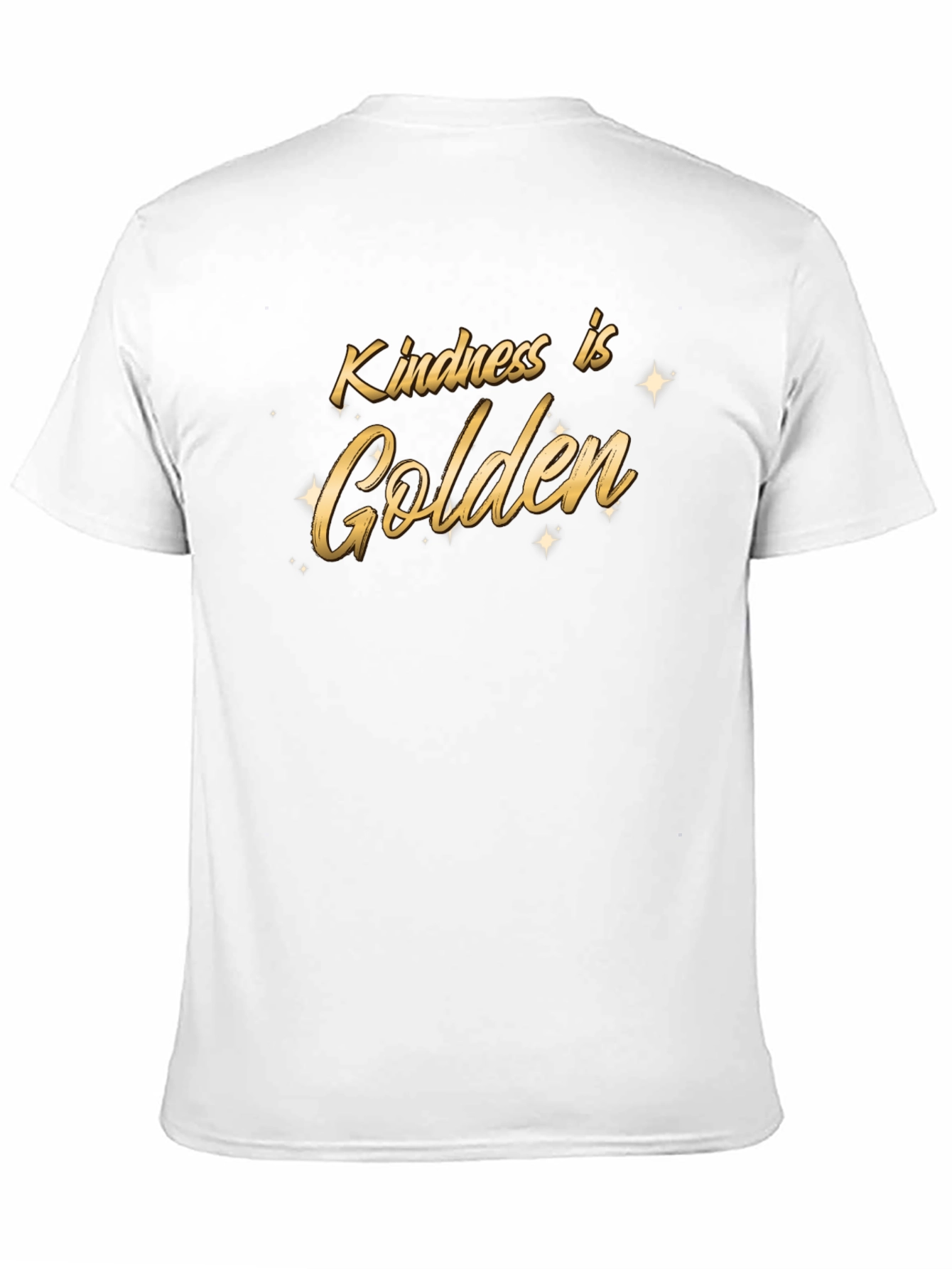 Kindness is Golden Black Graphic Tee