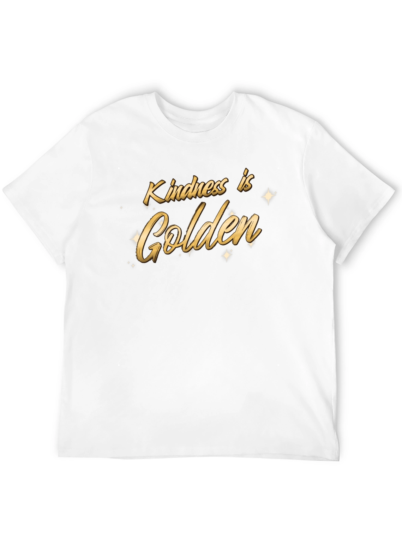 Kindness is Golden Black Graphic Tee