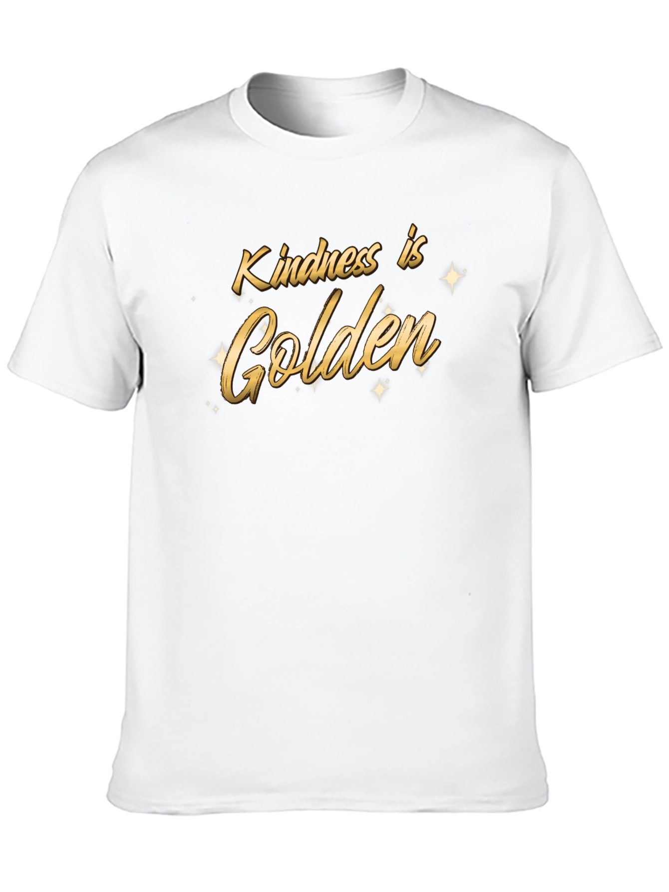 Kindness is Golden Black Graphic Tee