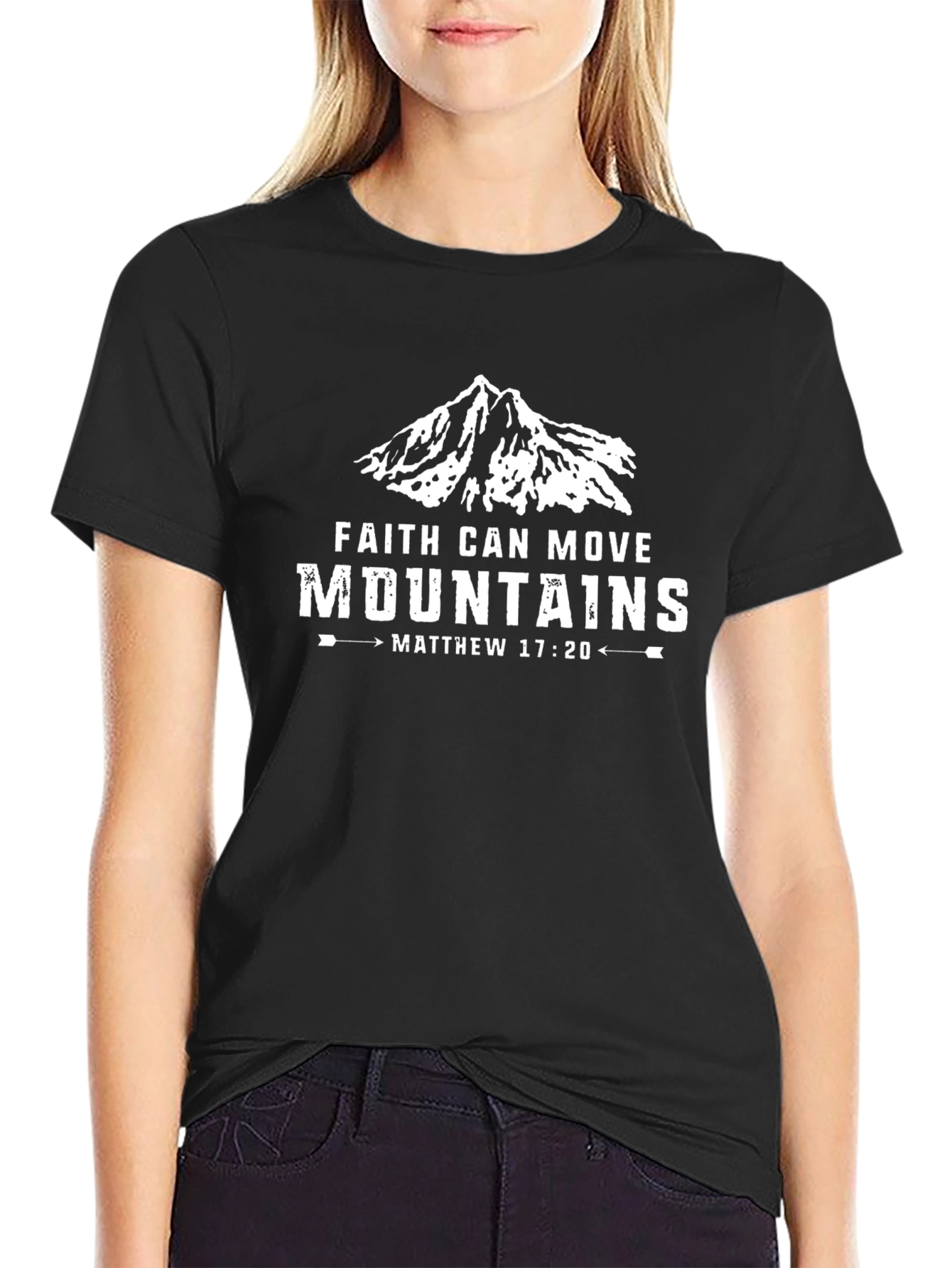 Faith Can Move Mountains Graphic T-Shirt
