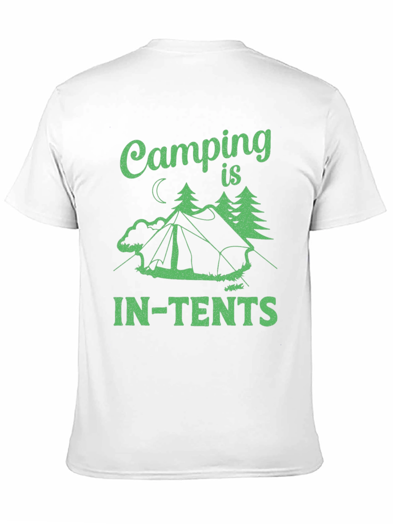 Camping In-Tents Mens Black T-Shirt