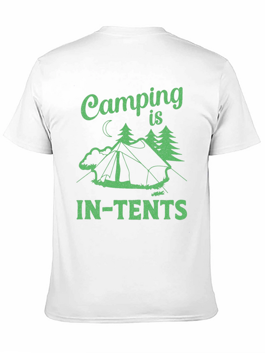 Camping In-Tents Mens Black T-Shirt