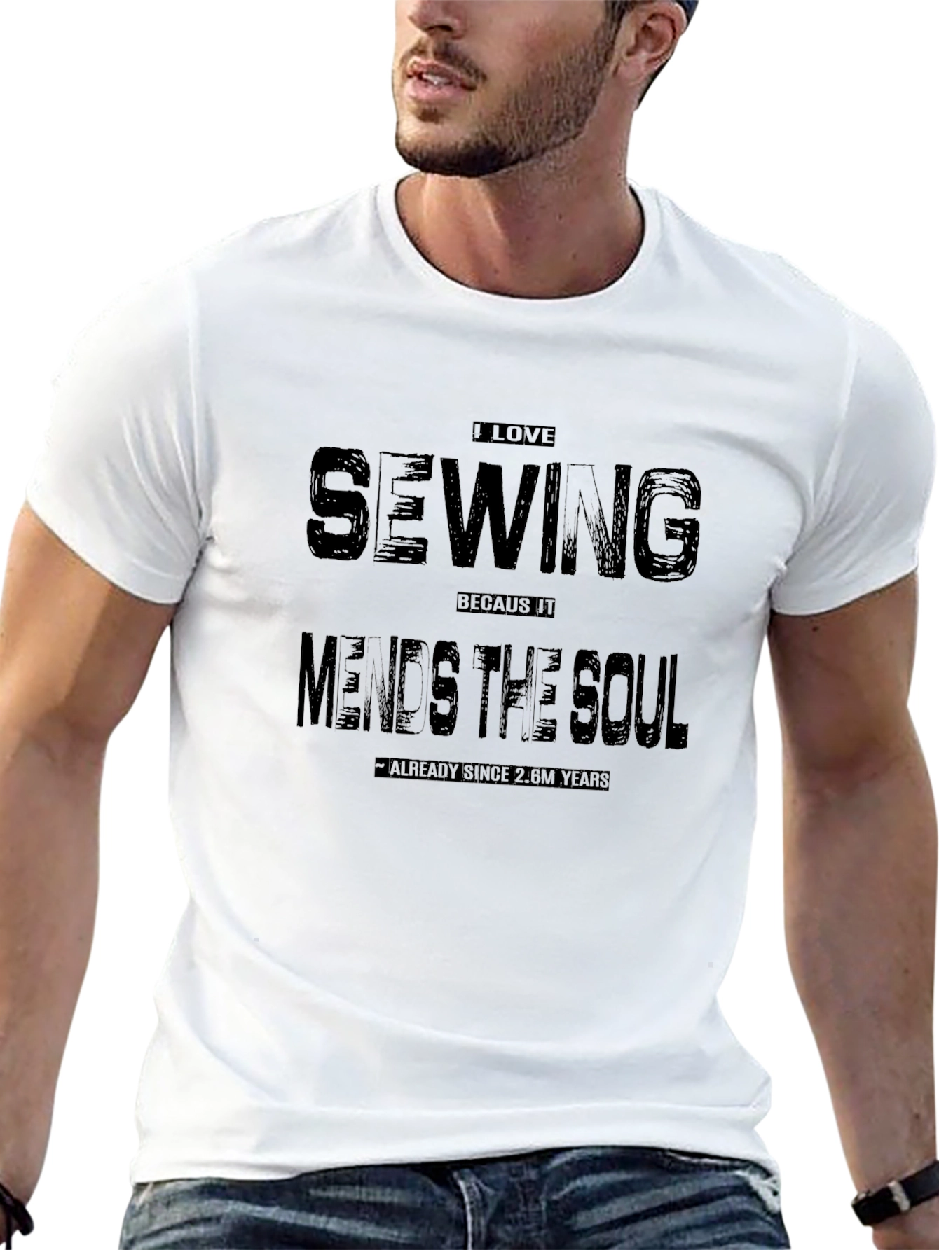 I Love Sewing Graphic T-Shirt