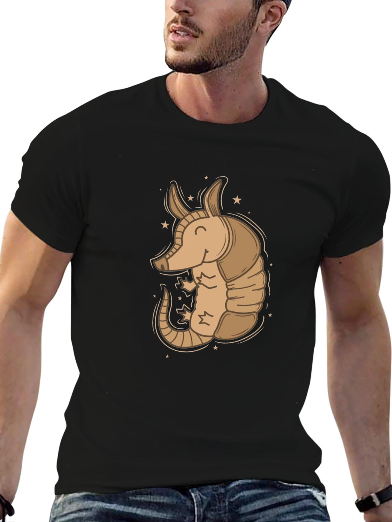Armadillo Graphic Tee - Unique Animal Design