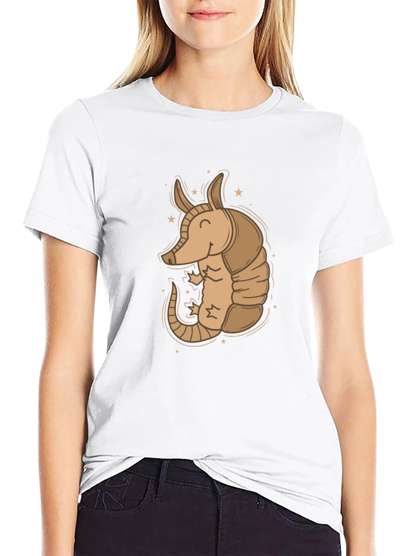 Armadillo Graphic Tee - Unique Animal Design