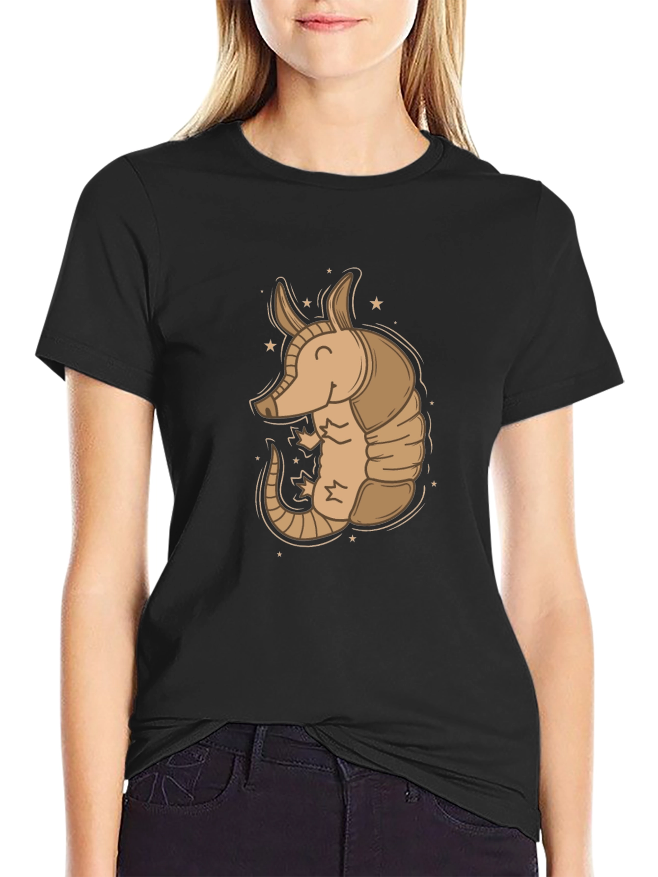 Armadillo Graphic Tee - Unique Animal Design