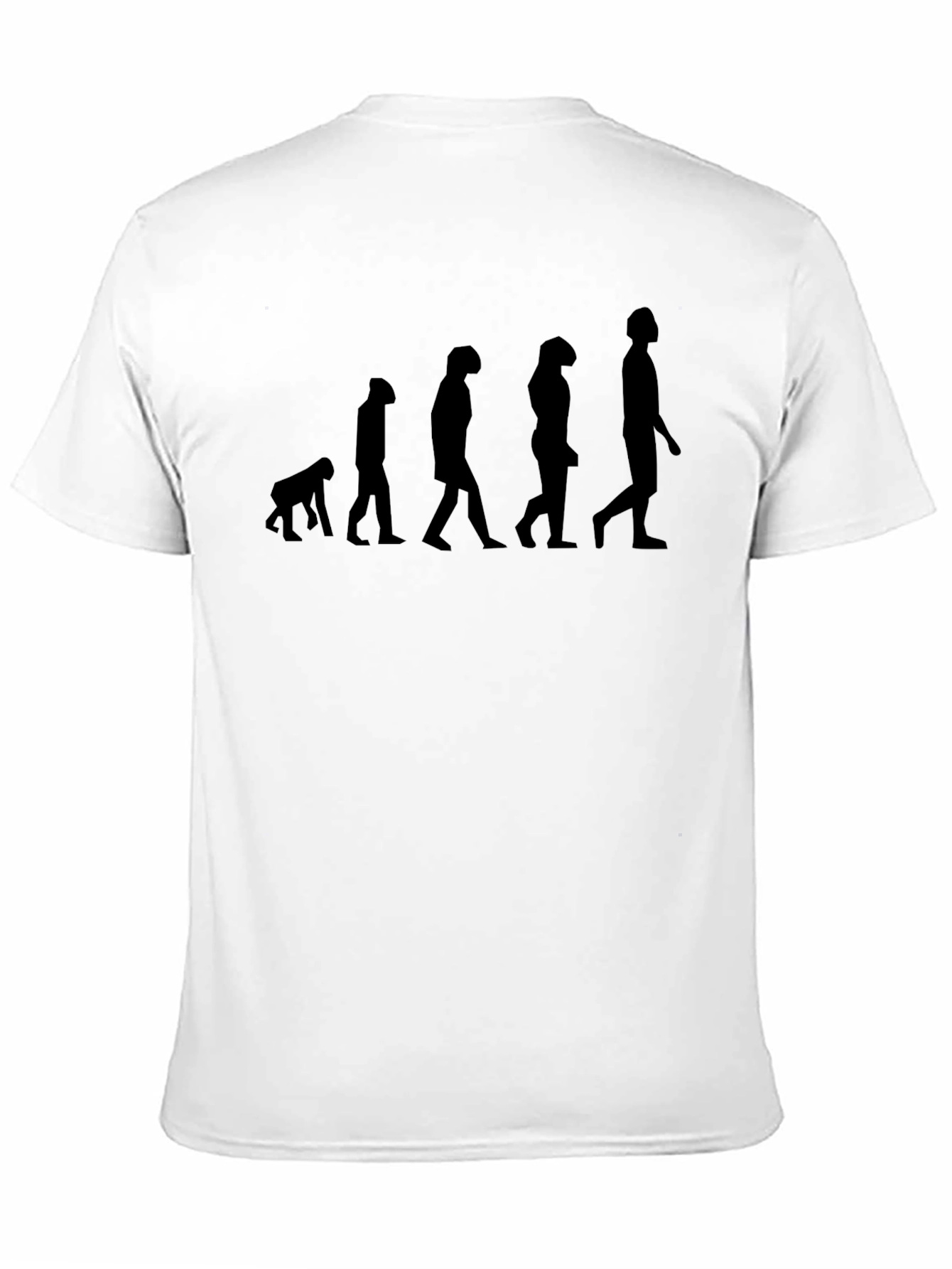 Evolution of Man Graphic Tee - Black