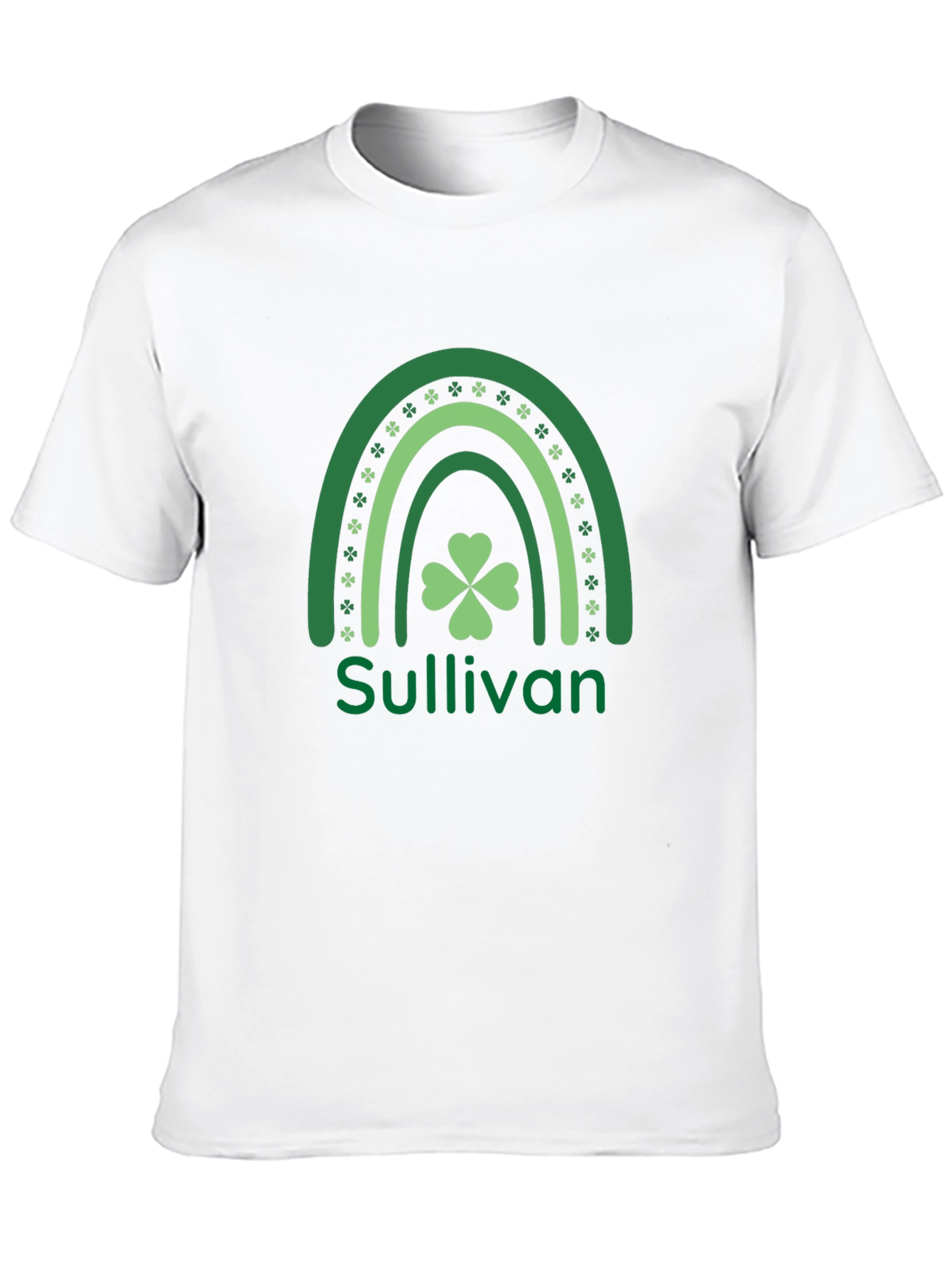 St. Patricks Day Sullivan Shamrock Rainbow T-Shirt
