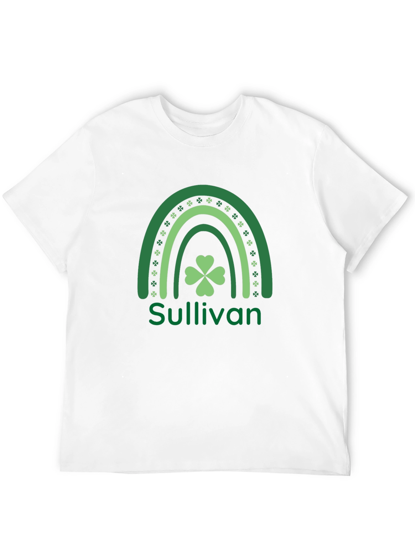 St. Patricks Day Sullivan Shamrock Rainbow T-Shirt