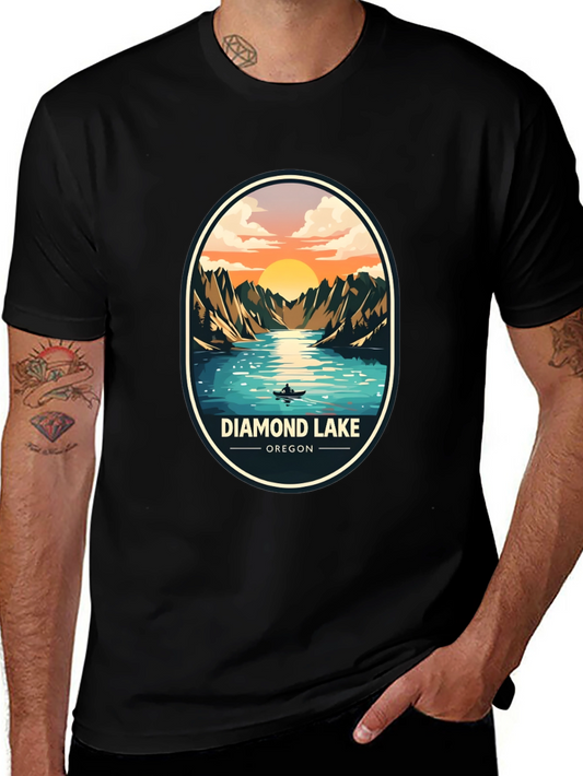 Diamond Lake Oregon Graphic Tee - Nature T-Shirt