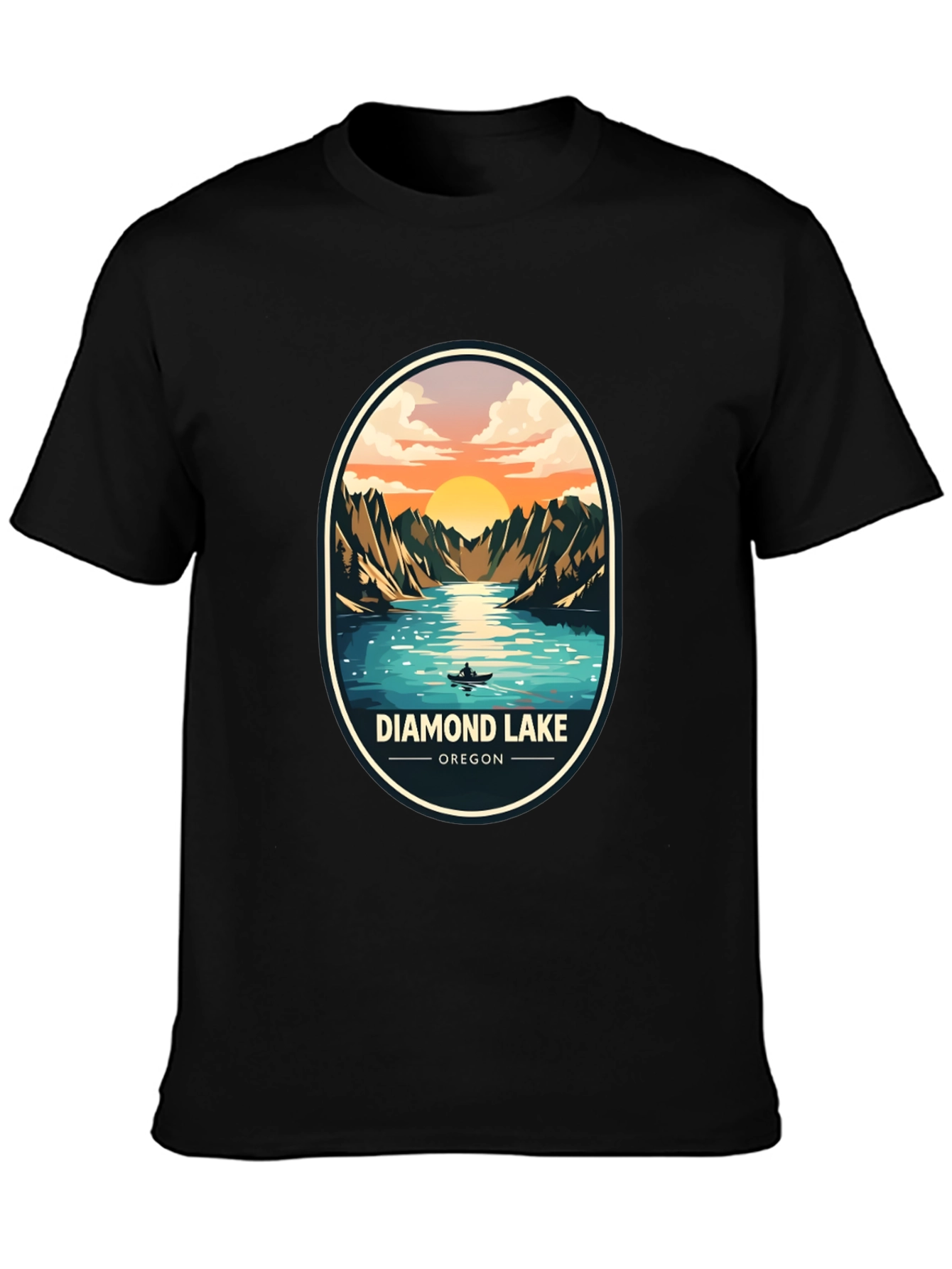Diamond Lake Oregon Graphic Tee - Nature T-Shirt