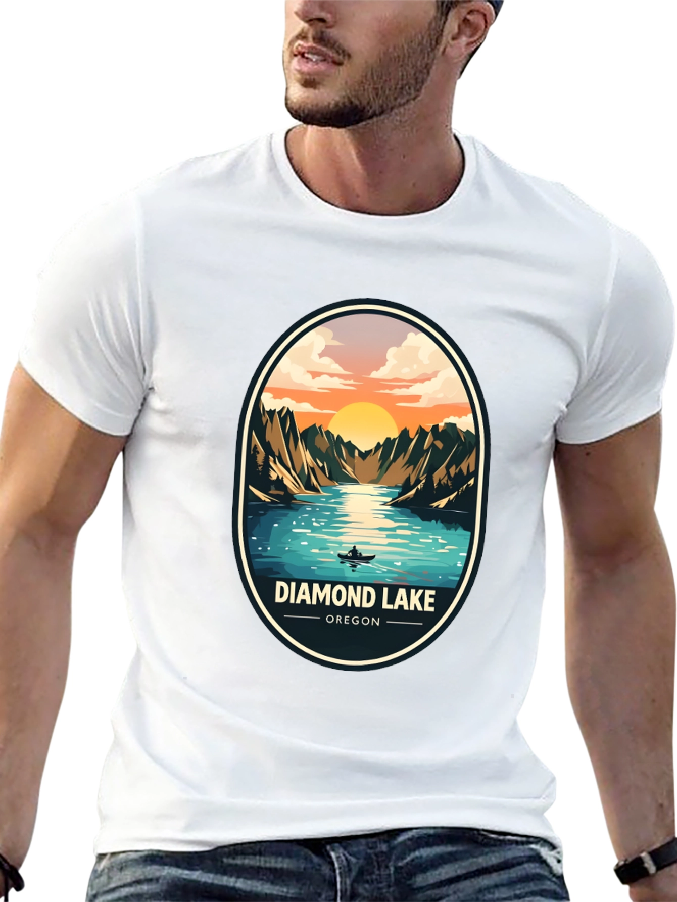 Diamond Lake Oregon Graphic Tee - Nature T-Shirt