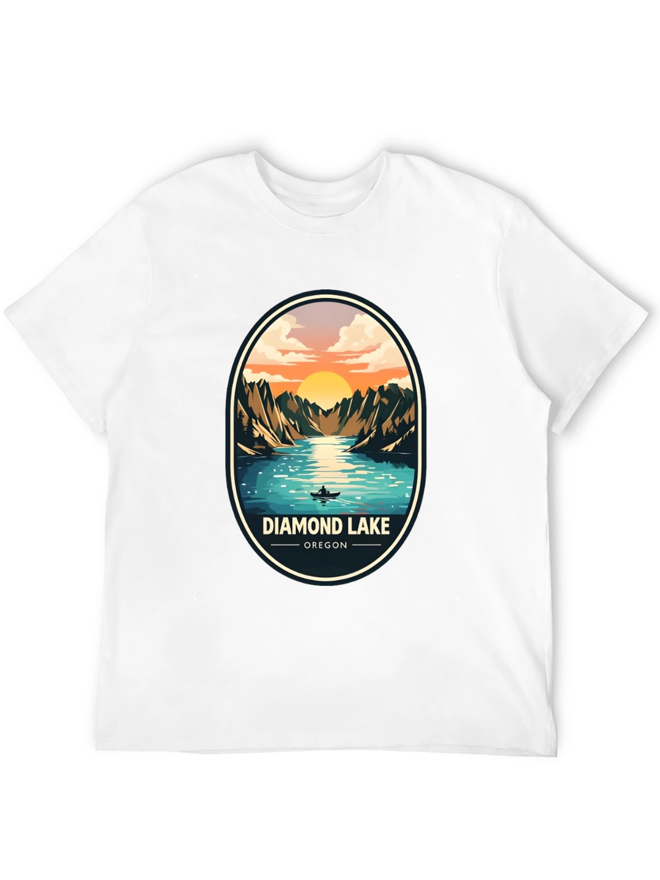 Diamond Lake Oregon Graphic Tee - Nature T-Shirt