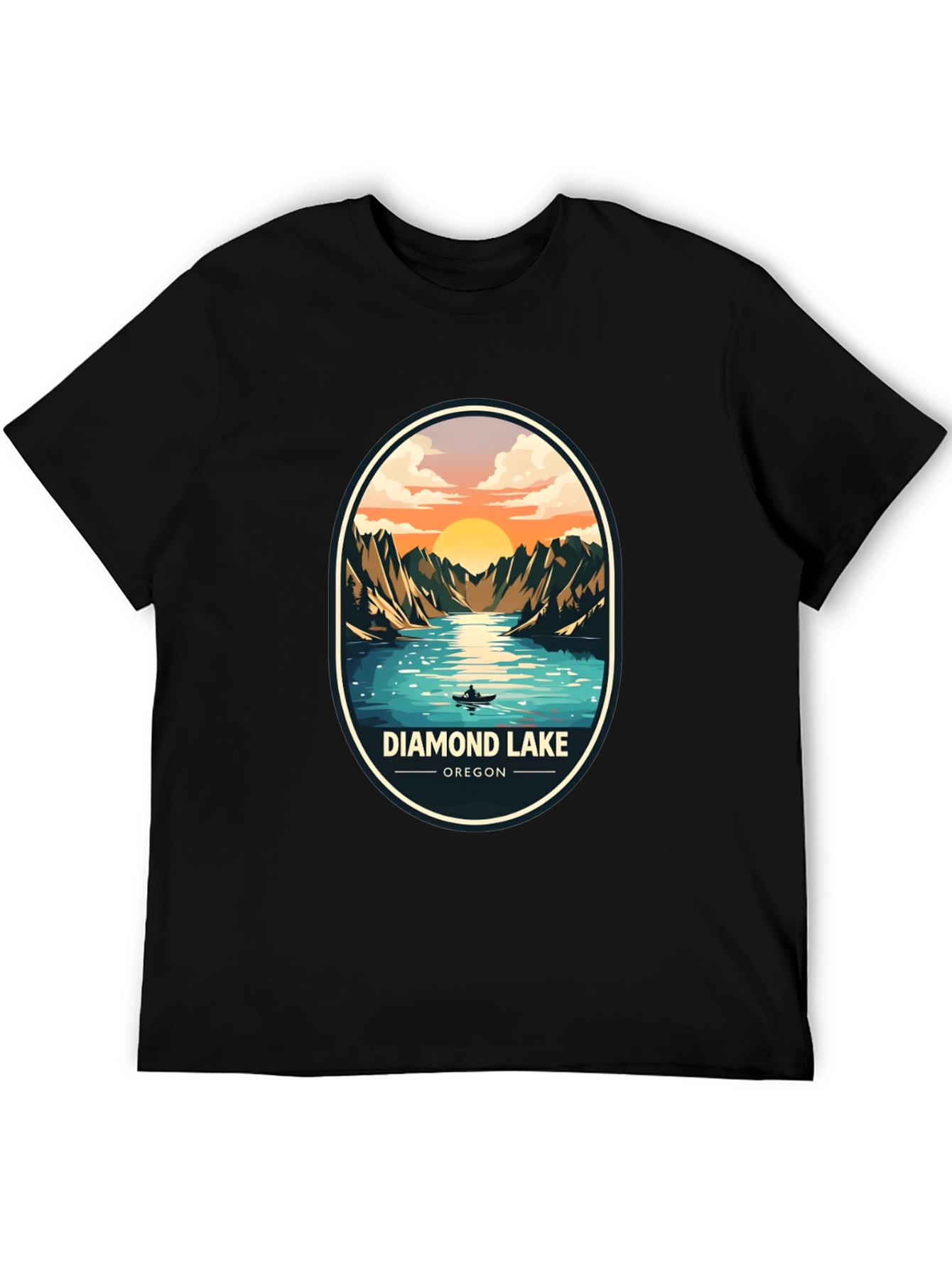 Diamond Lake Oregon Graphic Tee - Nature T-Shirt