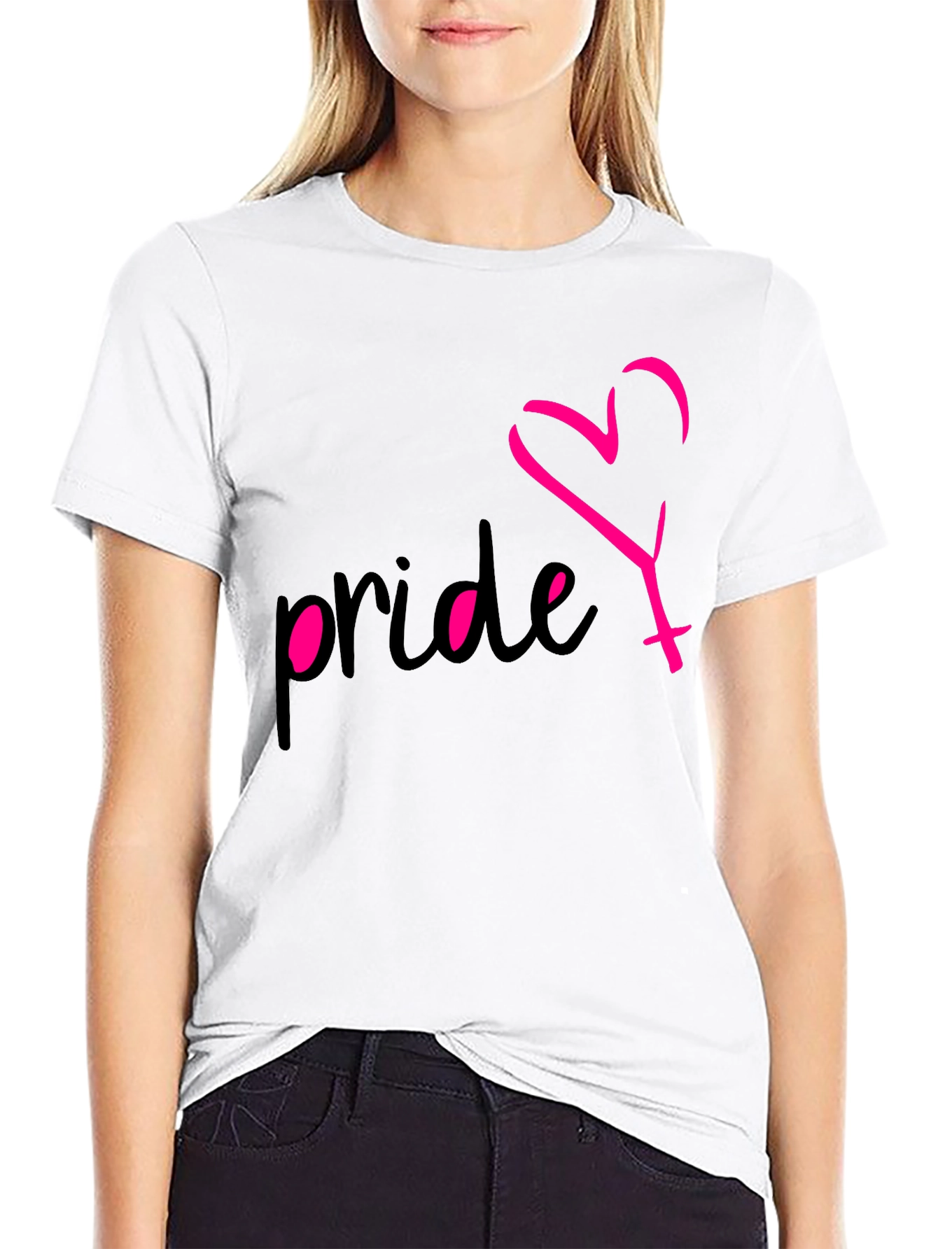 Pride Heart Symbol Graphic T-Shirt
