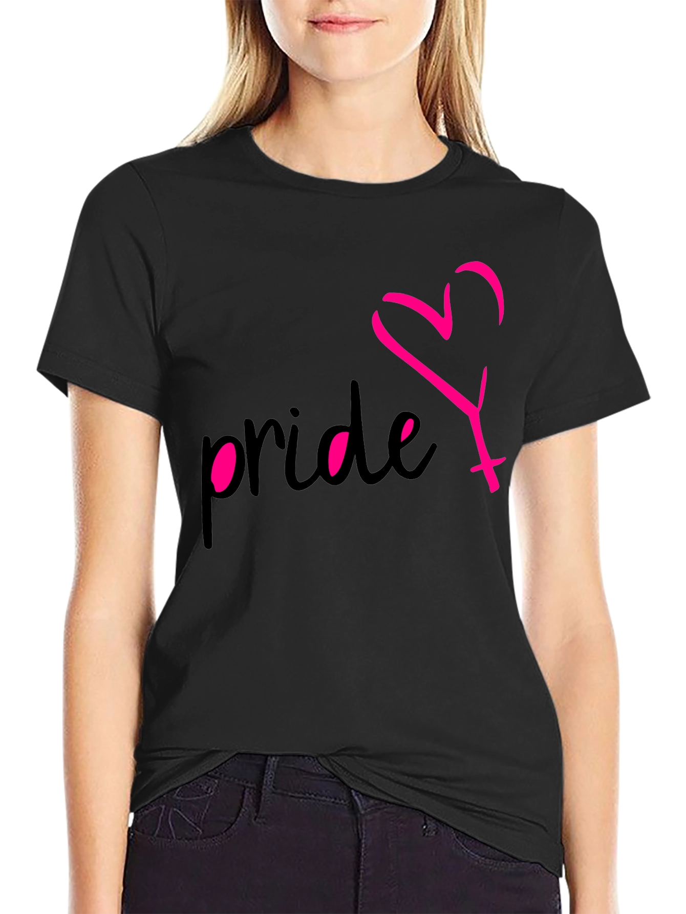 Pride Heart Symbol Graphic T-Shirt