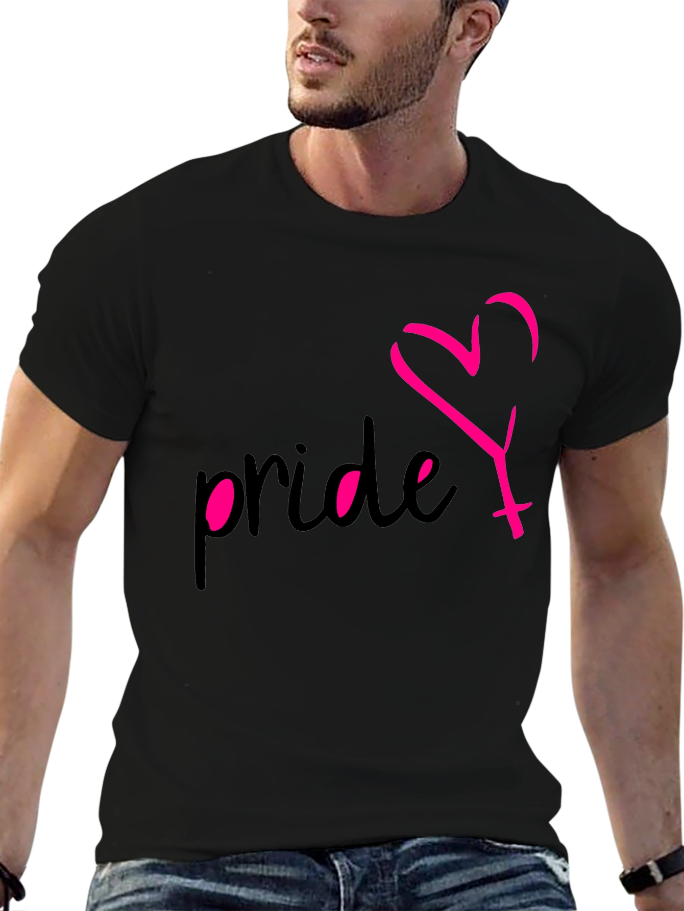 Pride Heart Symbol Graphic T-Shirt