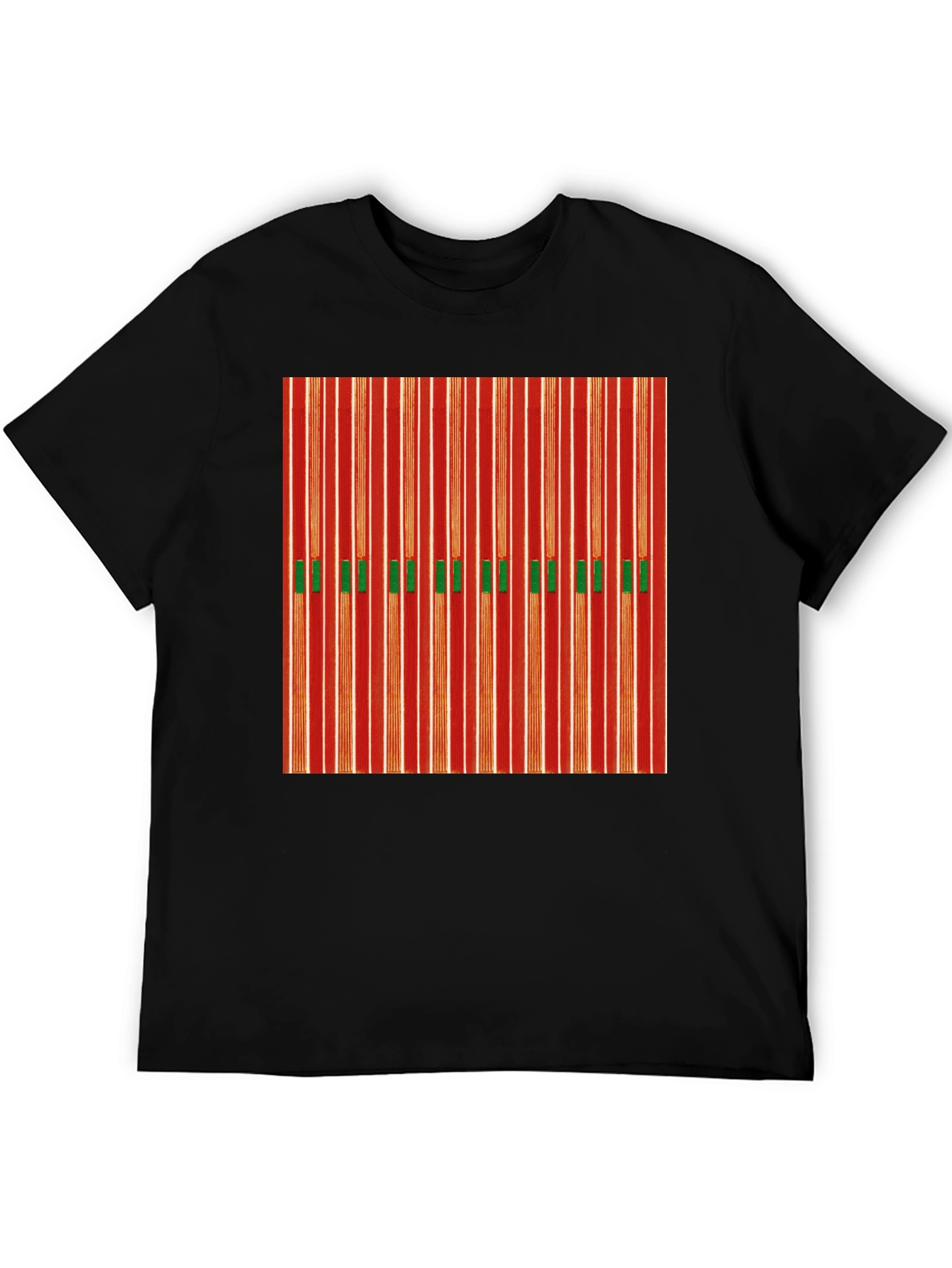 Festive Striped Holiday T-Shirt