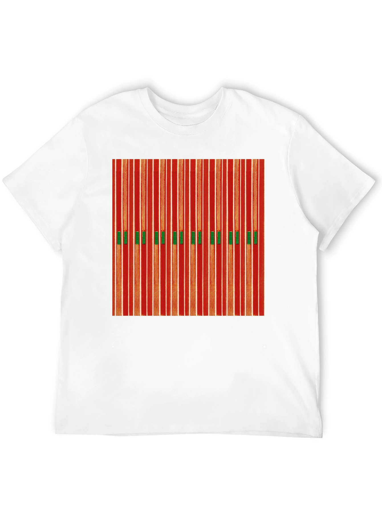 Festive Striped Holiday T-Shirt
