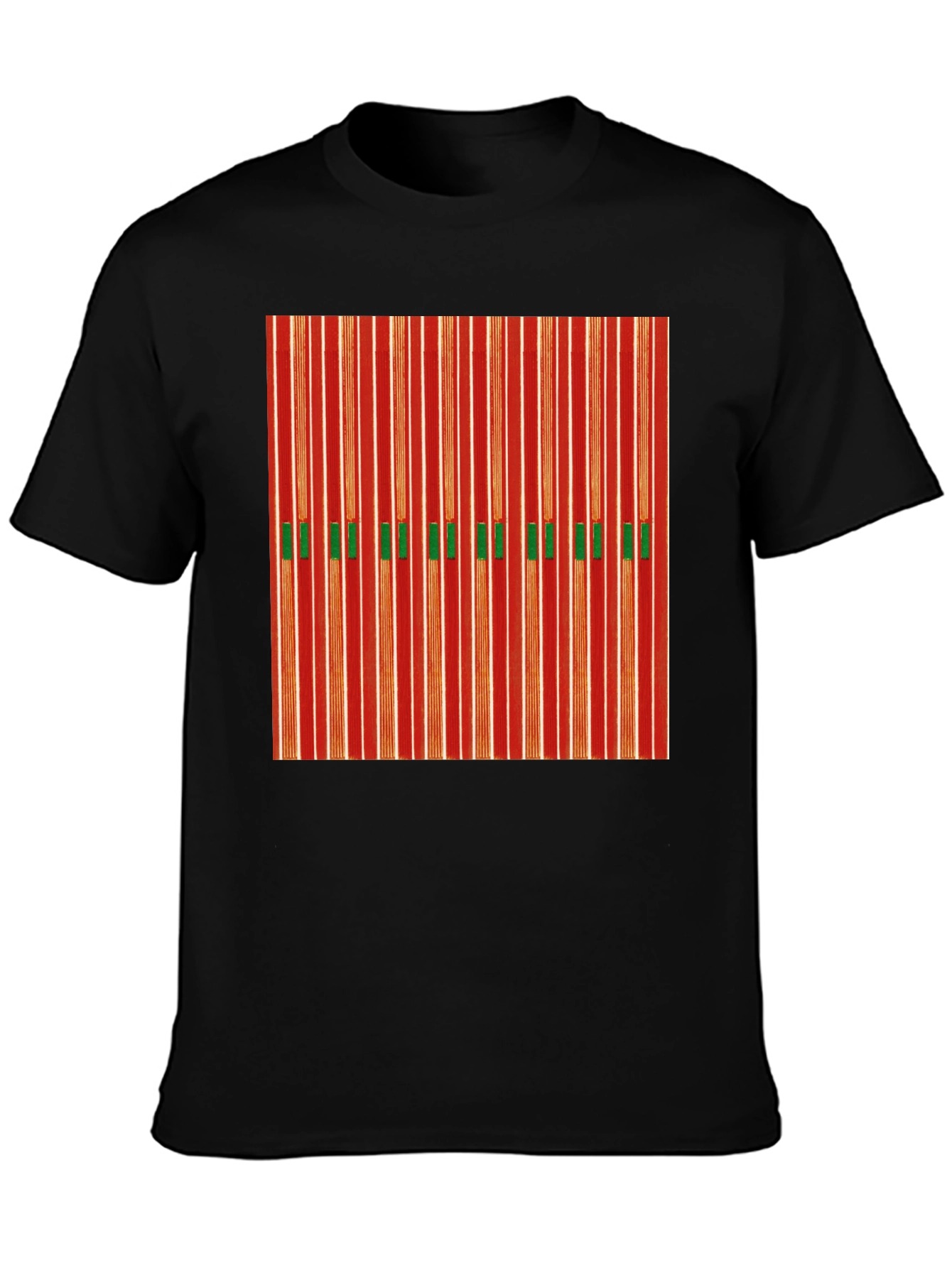Festive Striped Holiday T-Shirt