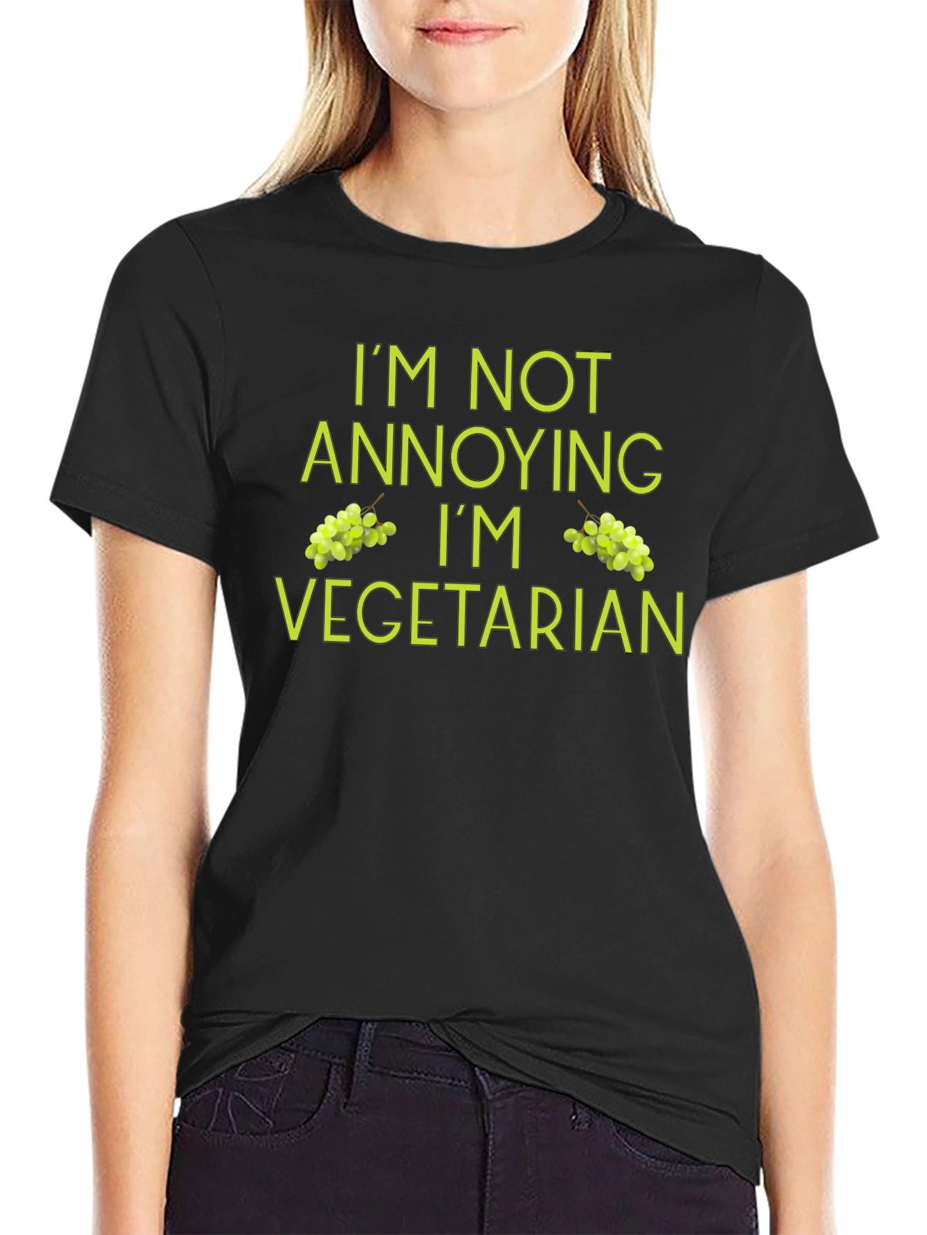 Vegetarian Humor T-Shirt - Im Not Annoying!