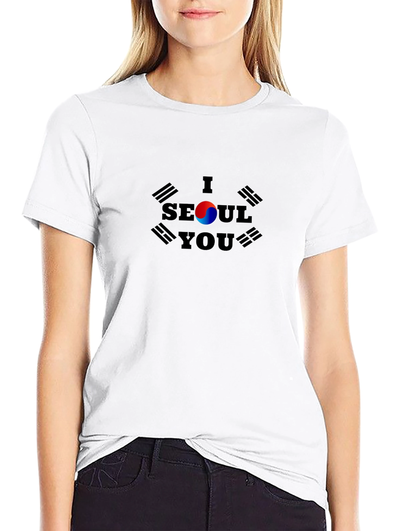 I Seoul You Korea Flag Graphic Tee