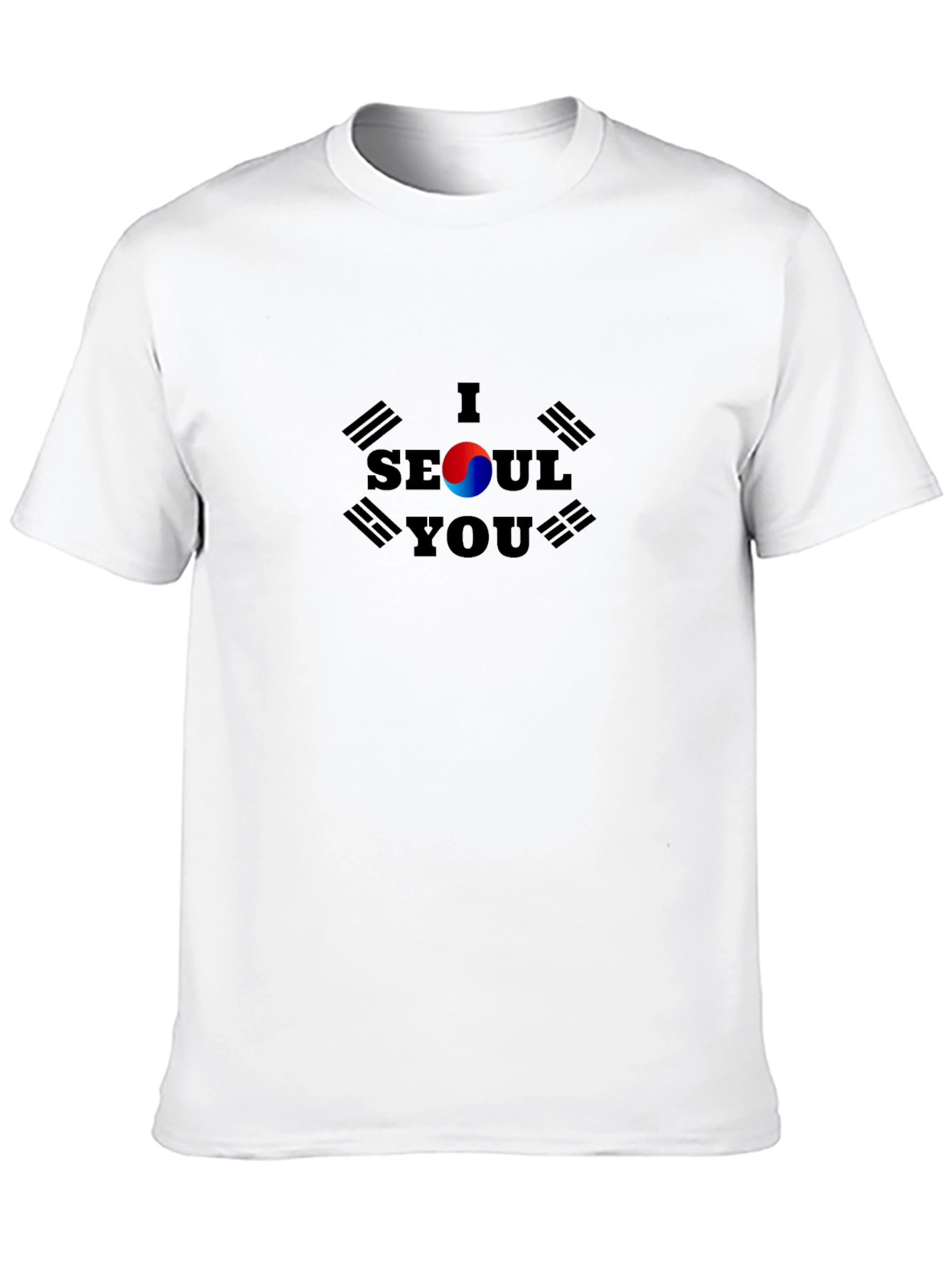I Seoul You Korea Flag Graphic Tee