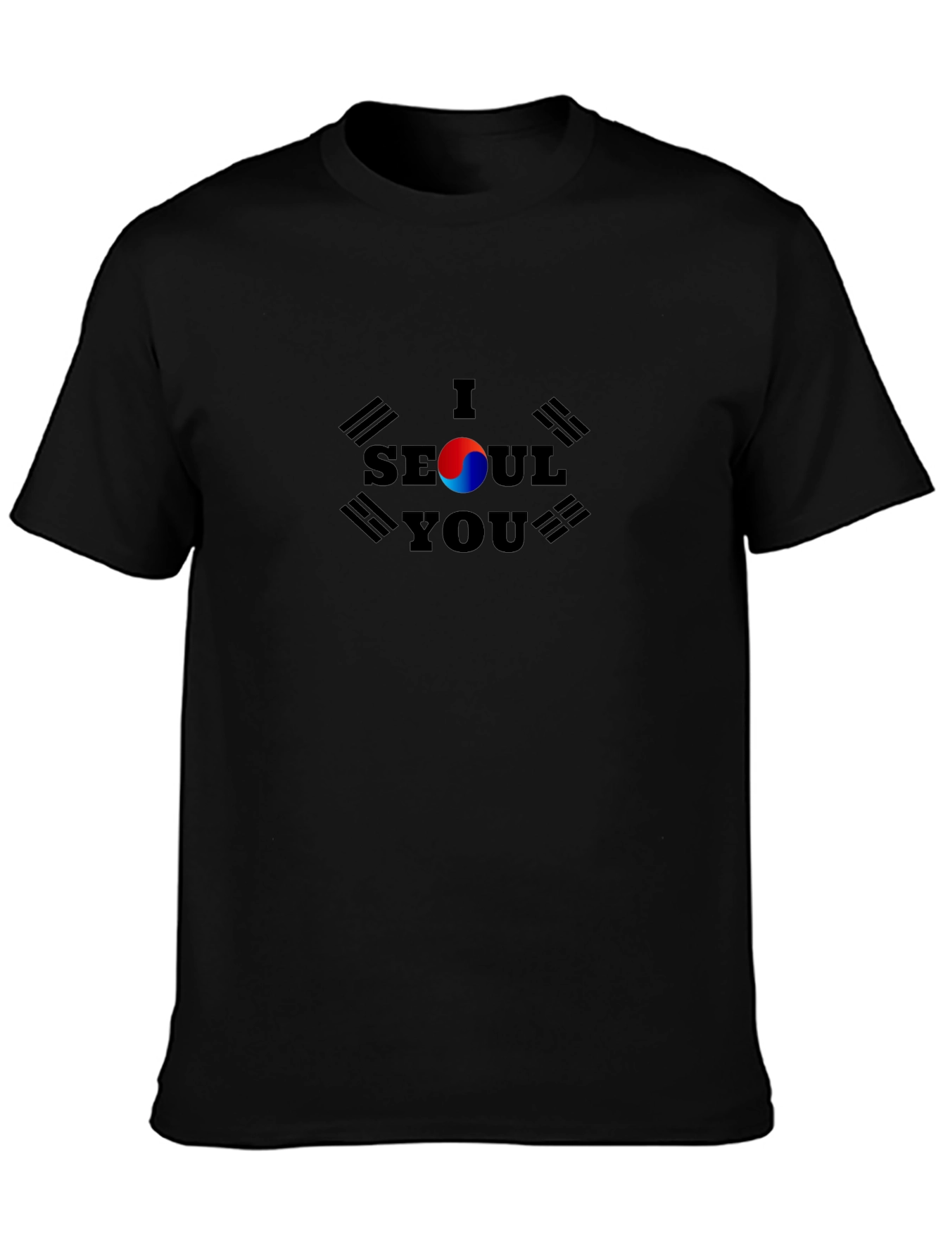 I Seoul You Korea Flag Graphic Tee