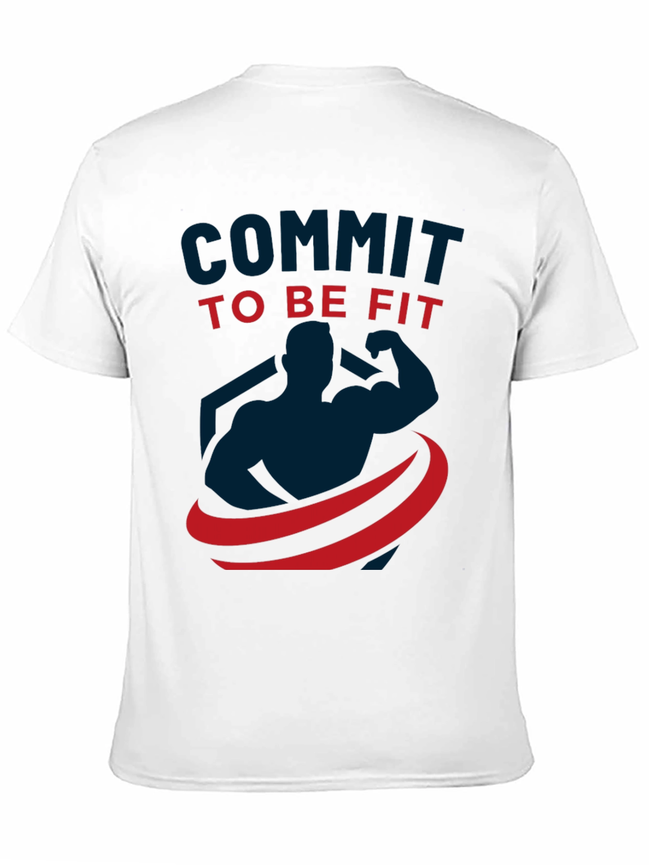 Commit to be Fit Graphic T-Shirt Gym Wear
