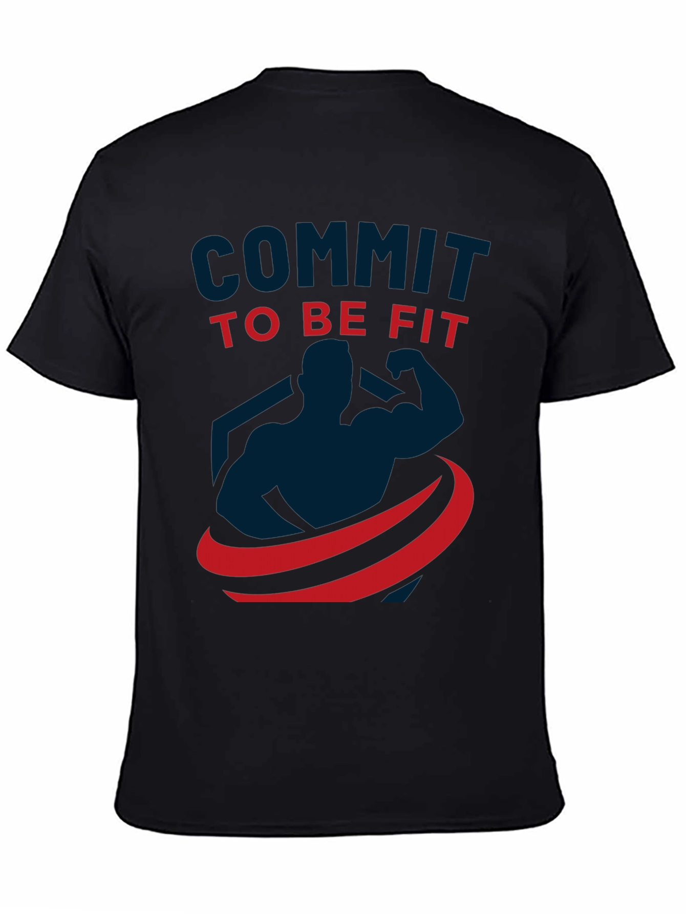 Commit to be Fit Graphic T-Shirt Gym Wear