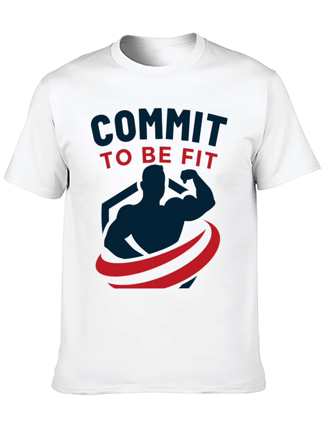 Commit to be Fit Graphic T-Shirt Gym Wear