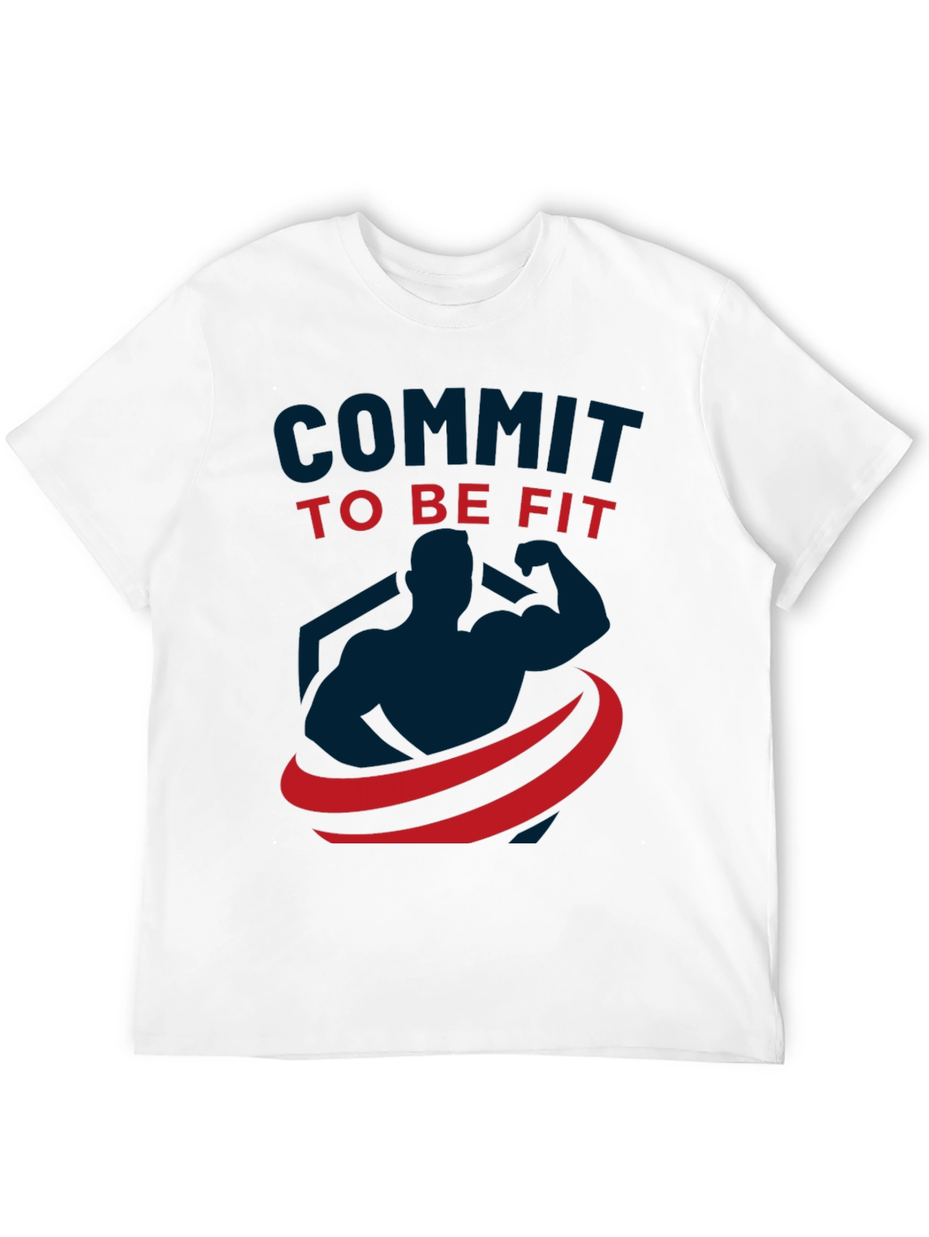 Commit to be Fit Graphic T-Shirt Gym Wear