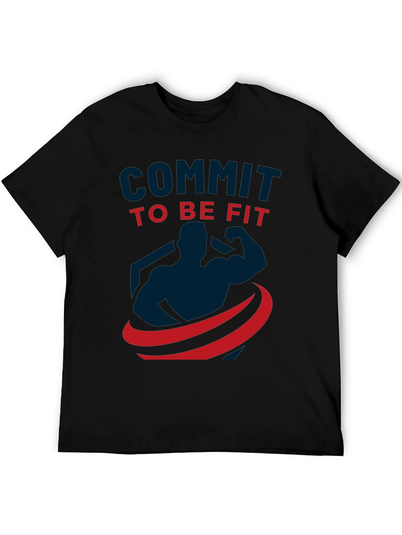 Commit to be Fit Graphic T-Shirt Gym Wear