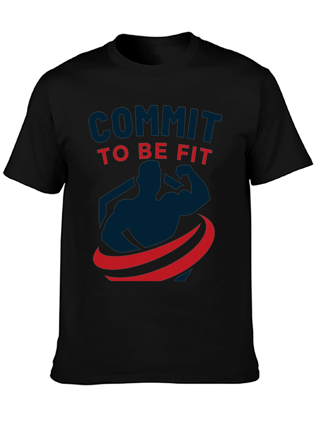 Commit to be Fit Graphic T-Shirt Gym Wear