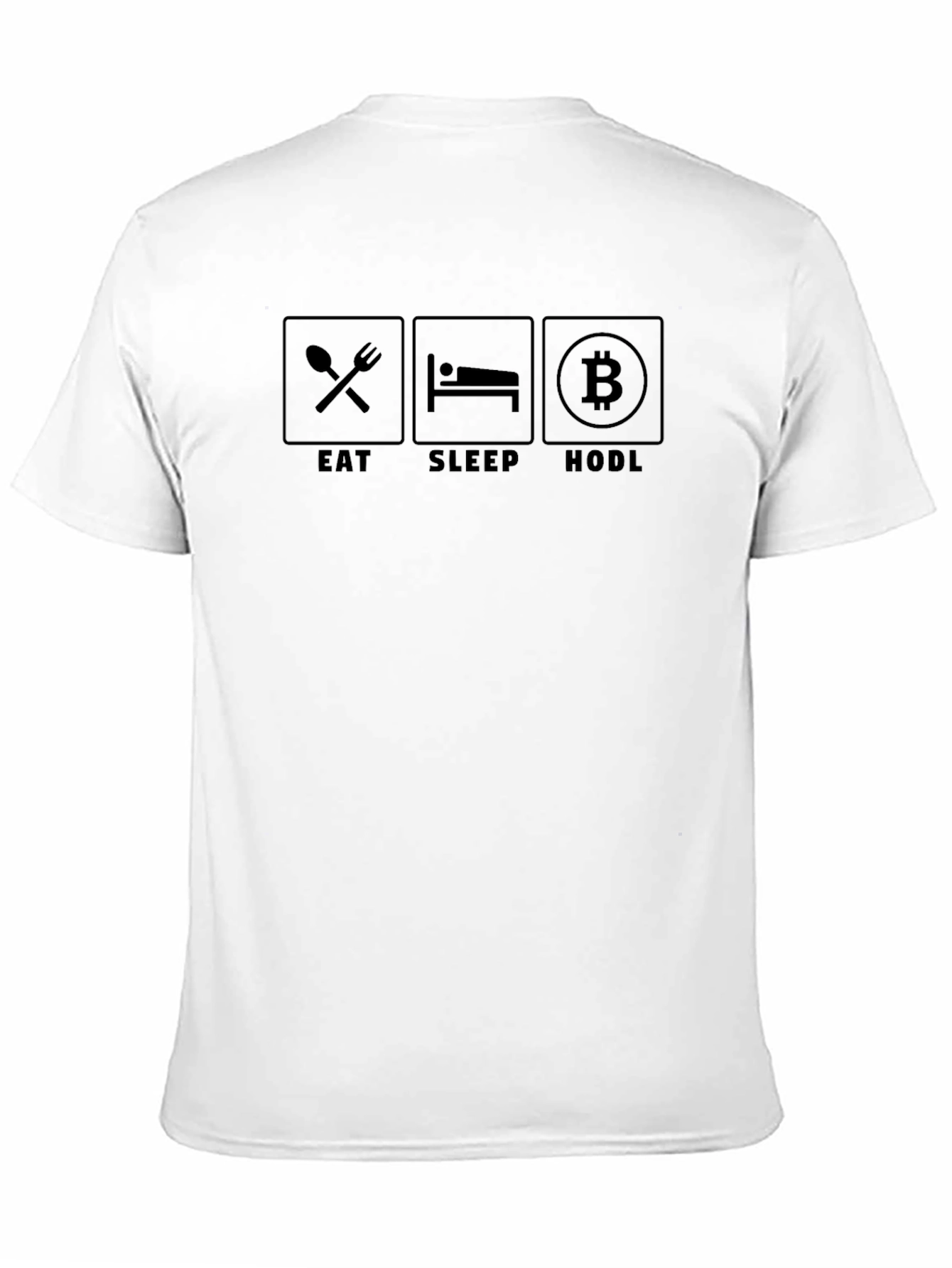 Eat Sleep HODL Bitcoin Crypto T-Shirt