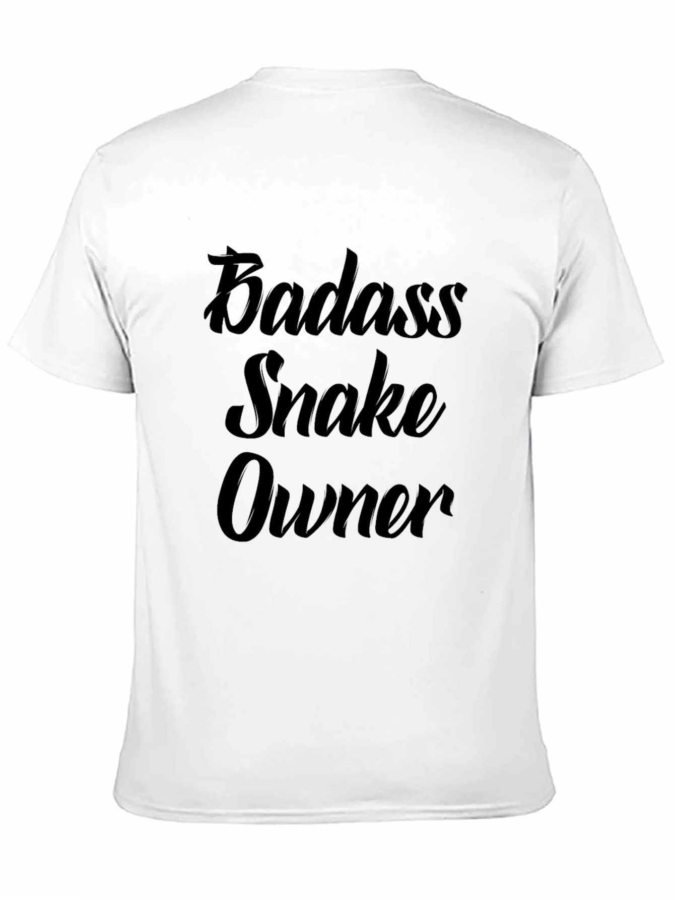 Badass Snake Owner T-Shirt - Premium Quality Cotton