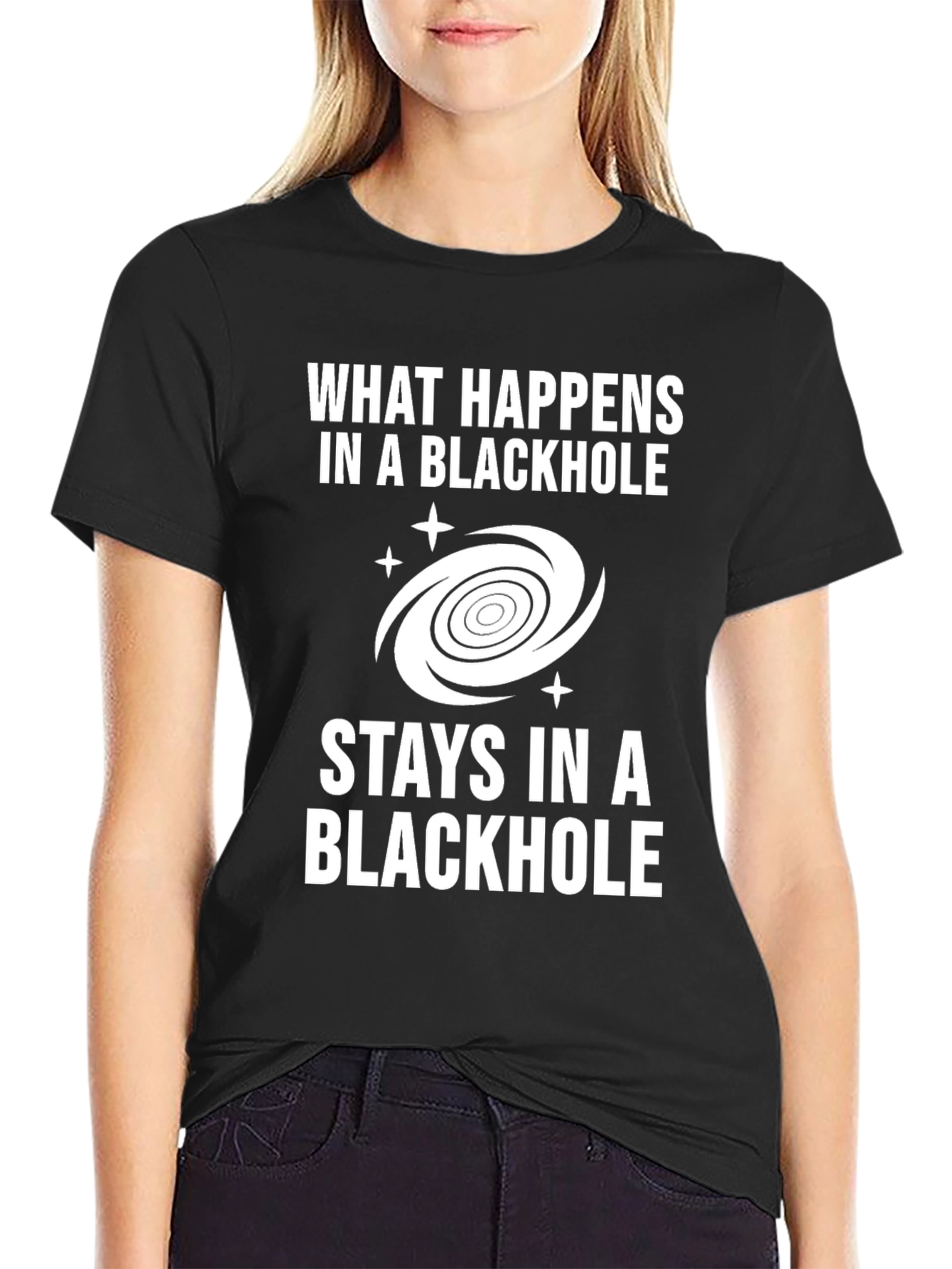 Black Hole Humor T-Shirt - Space Pun Tee
