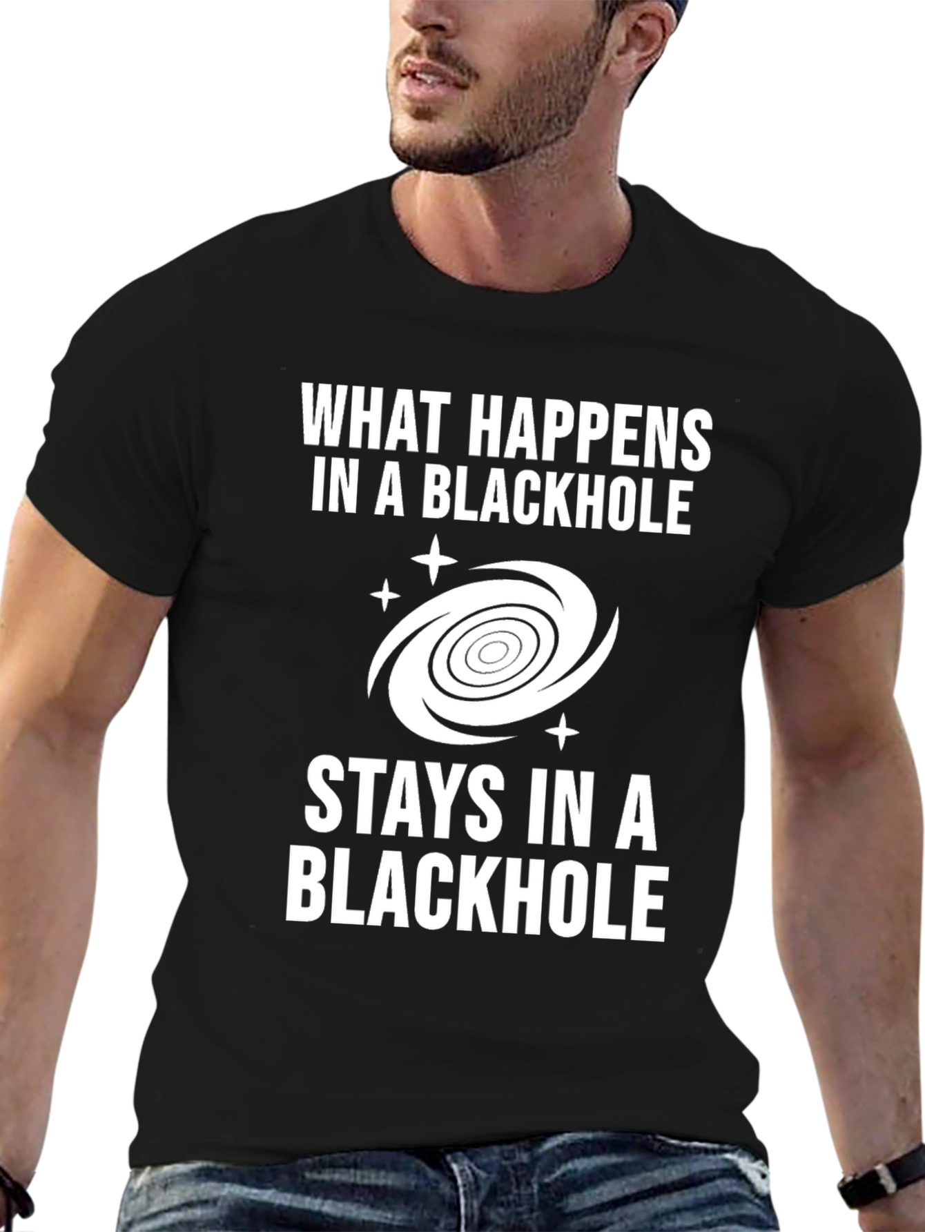 Black Hole Humor T-Shirt - Space Pun Tee