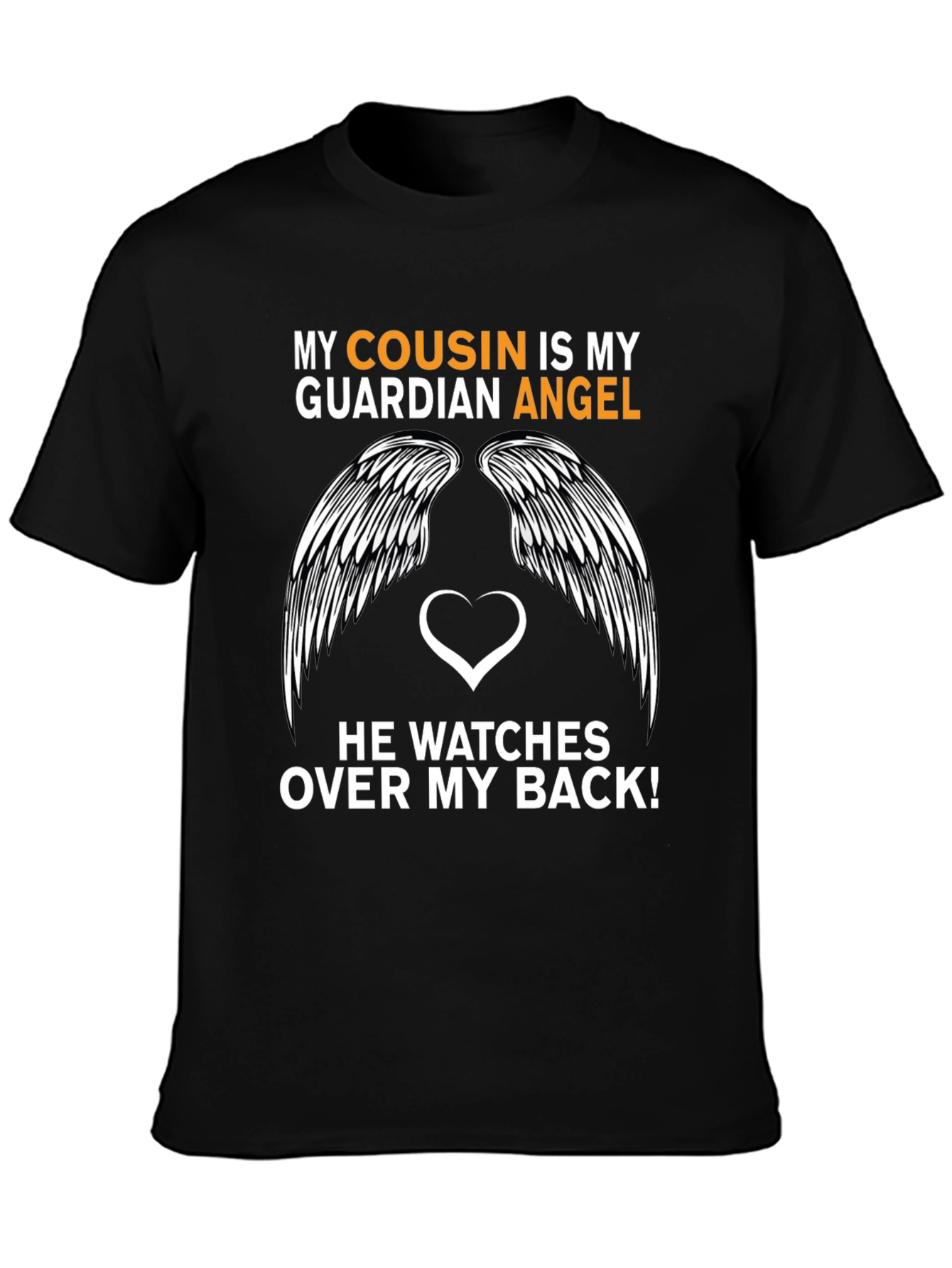 Cousin Guardian Angel Graphic Tee