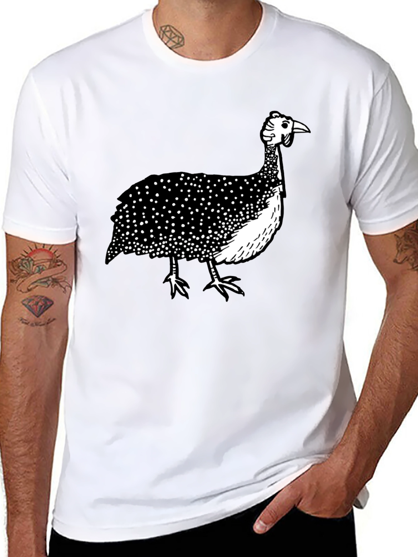 Guinea Fowl Graphic T-Shirt