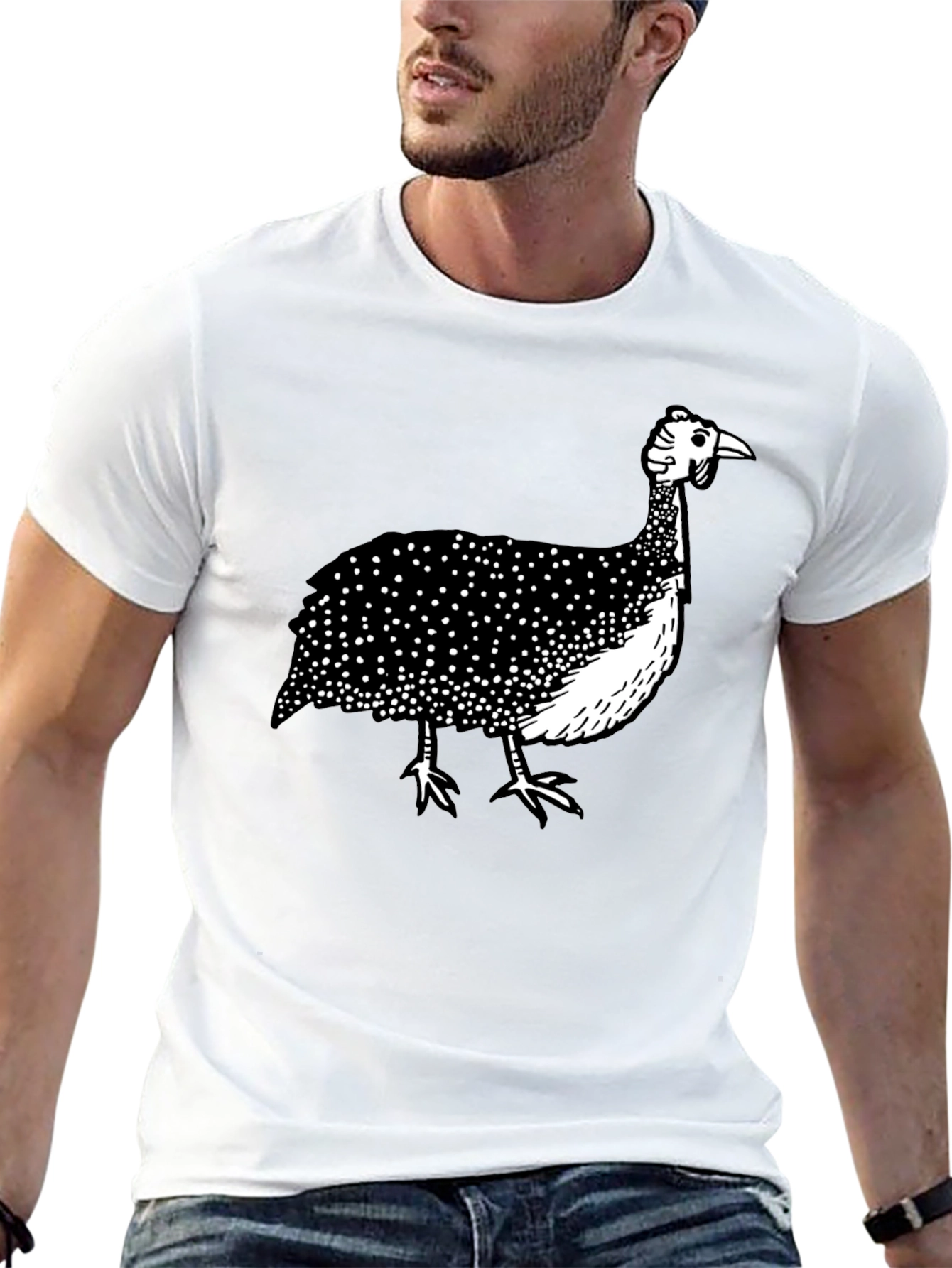 Guinea Fowl Graphic T-Shirt