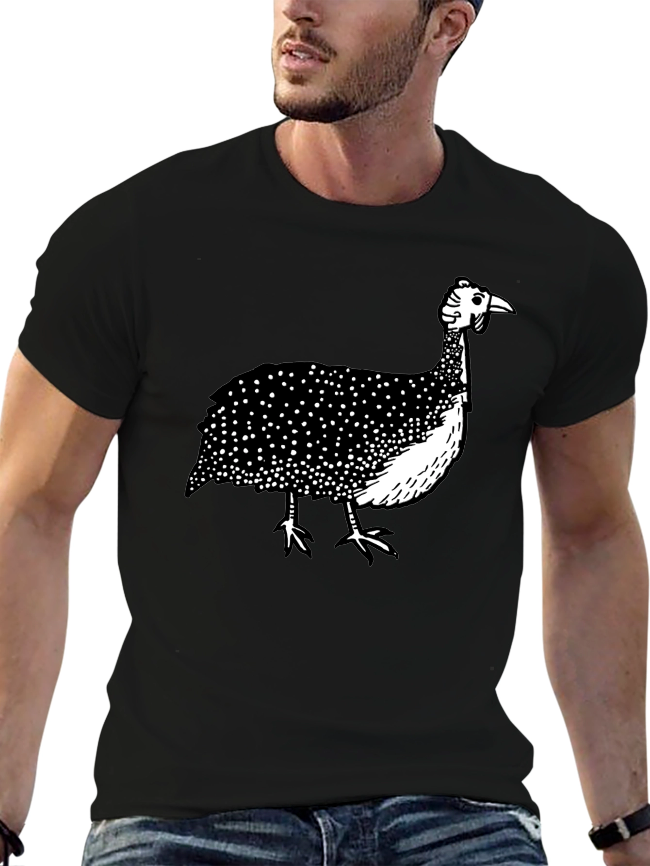 Guinea Fowl Graphic T-Shirt