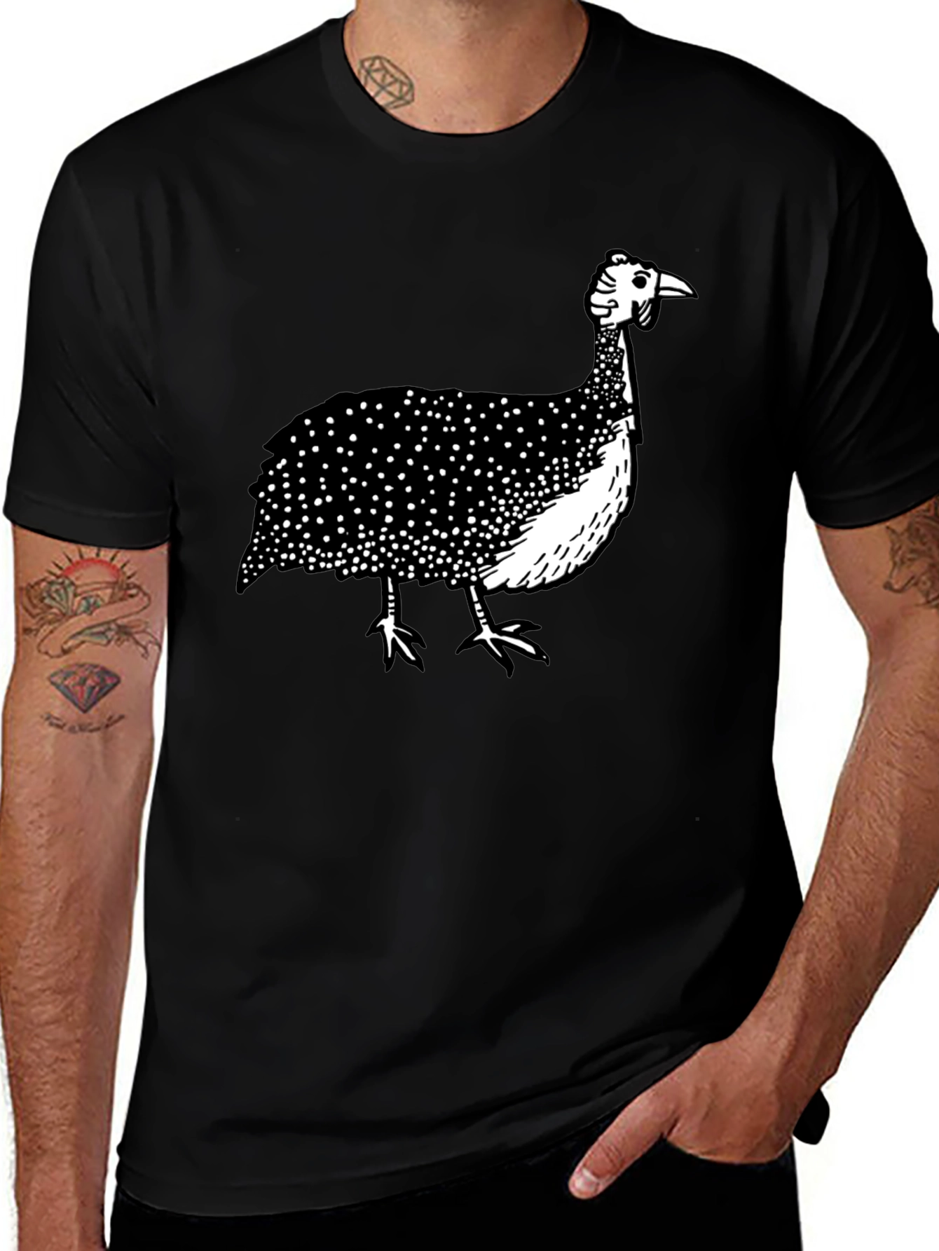 Guinea Fowl Graphic T-Shirt