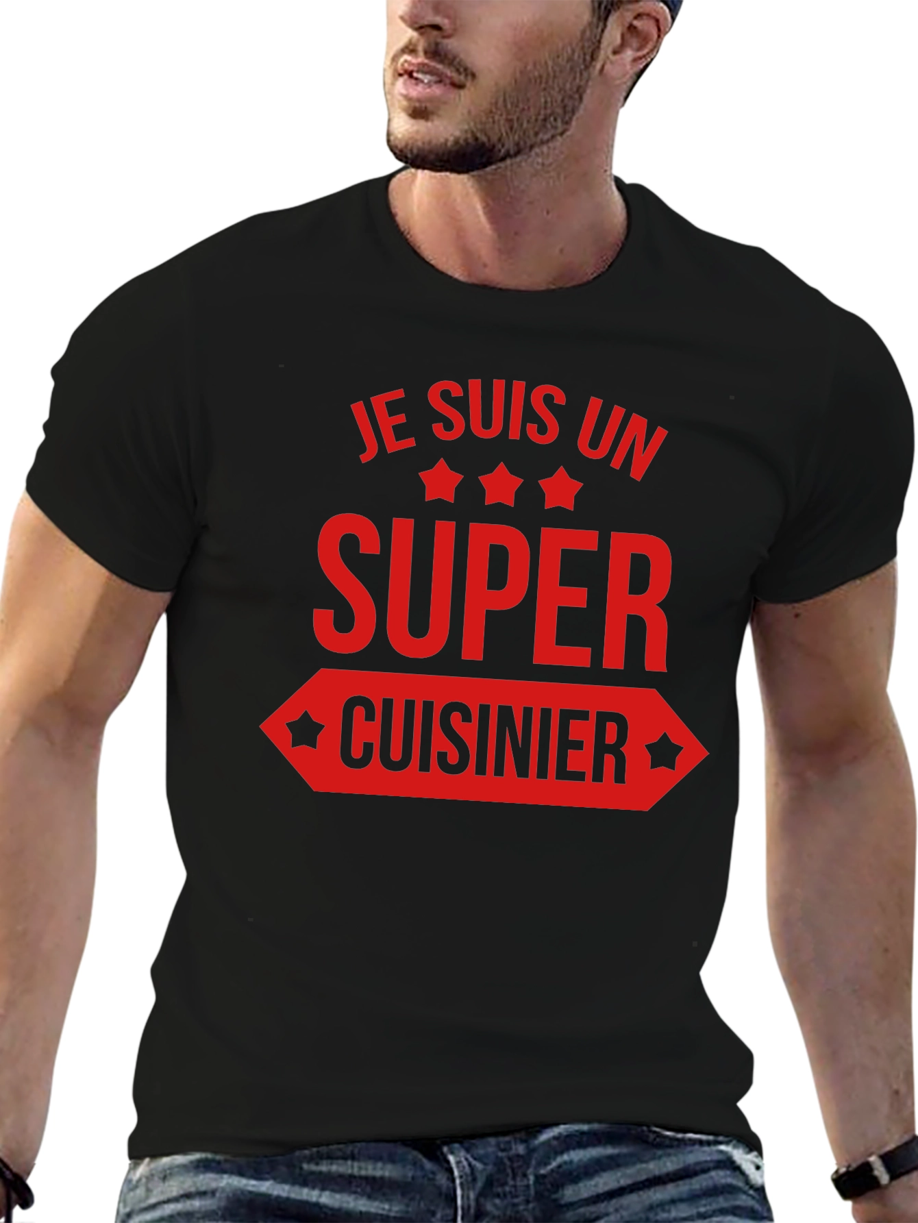 Super Cuisinier Graphic Tee - Chef T-Shirt