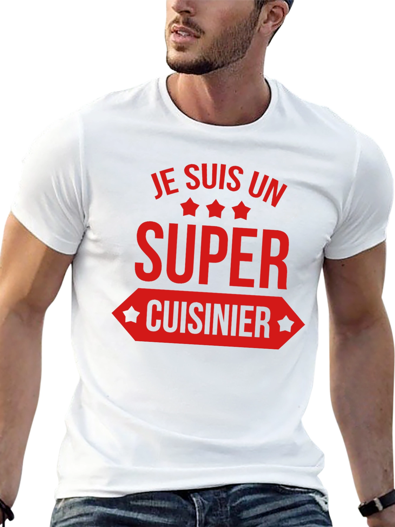Super Cuisinier Graphic Tee - Chef T-Shirt