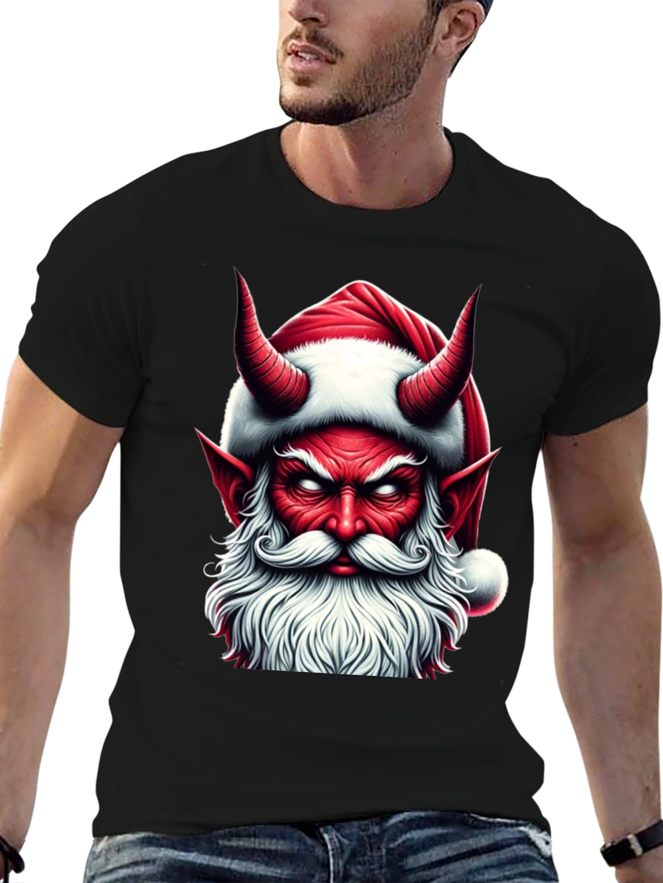 Devil Santa Graphic T-Shirt